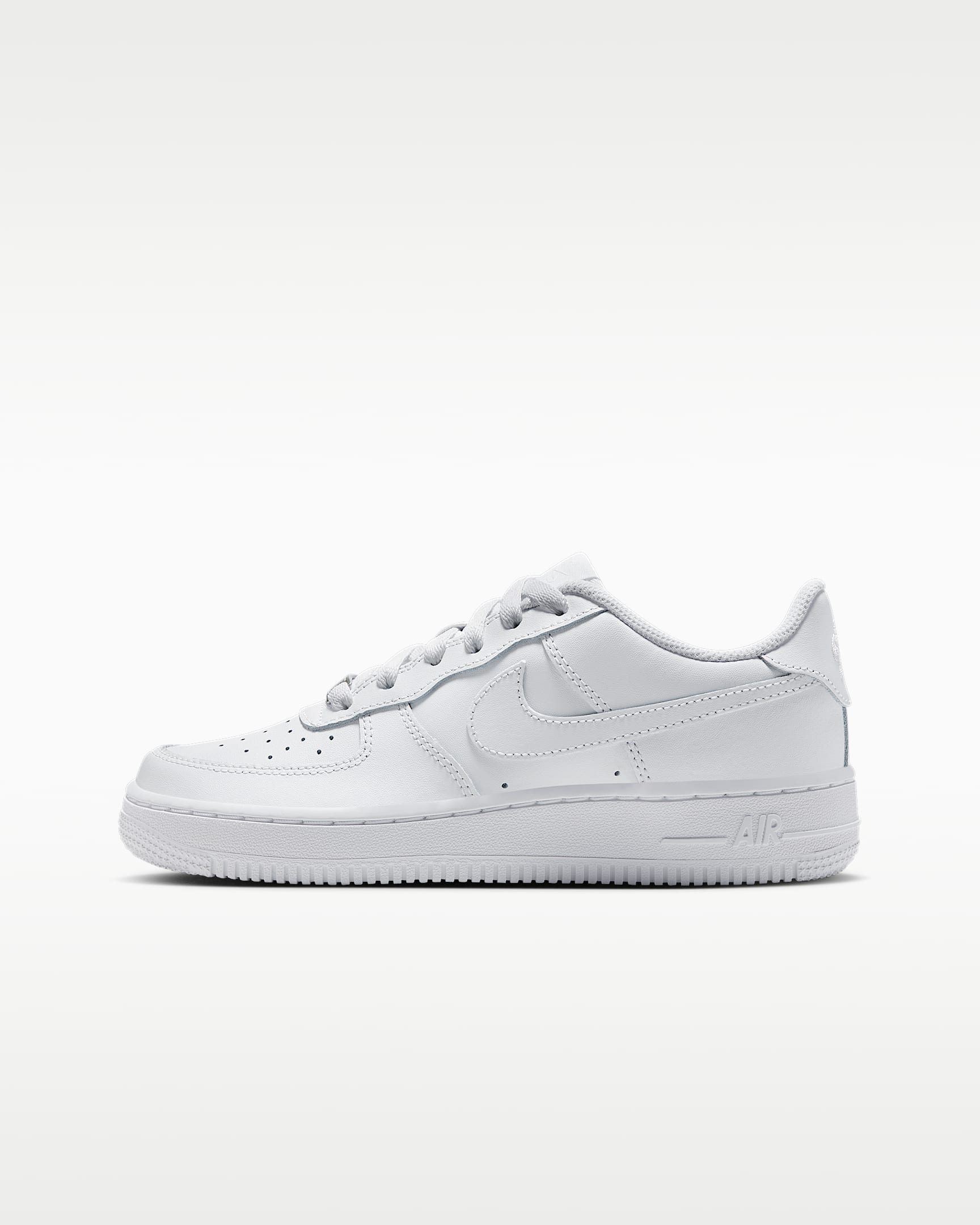 Nike Air Force 1 LE Big Kids' Shoes - White/White