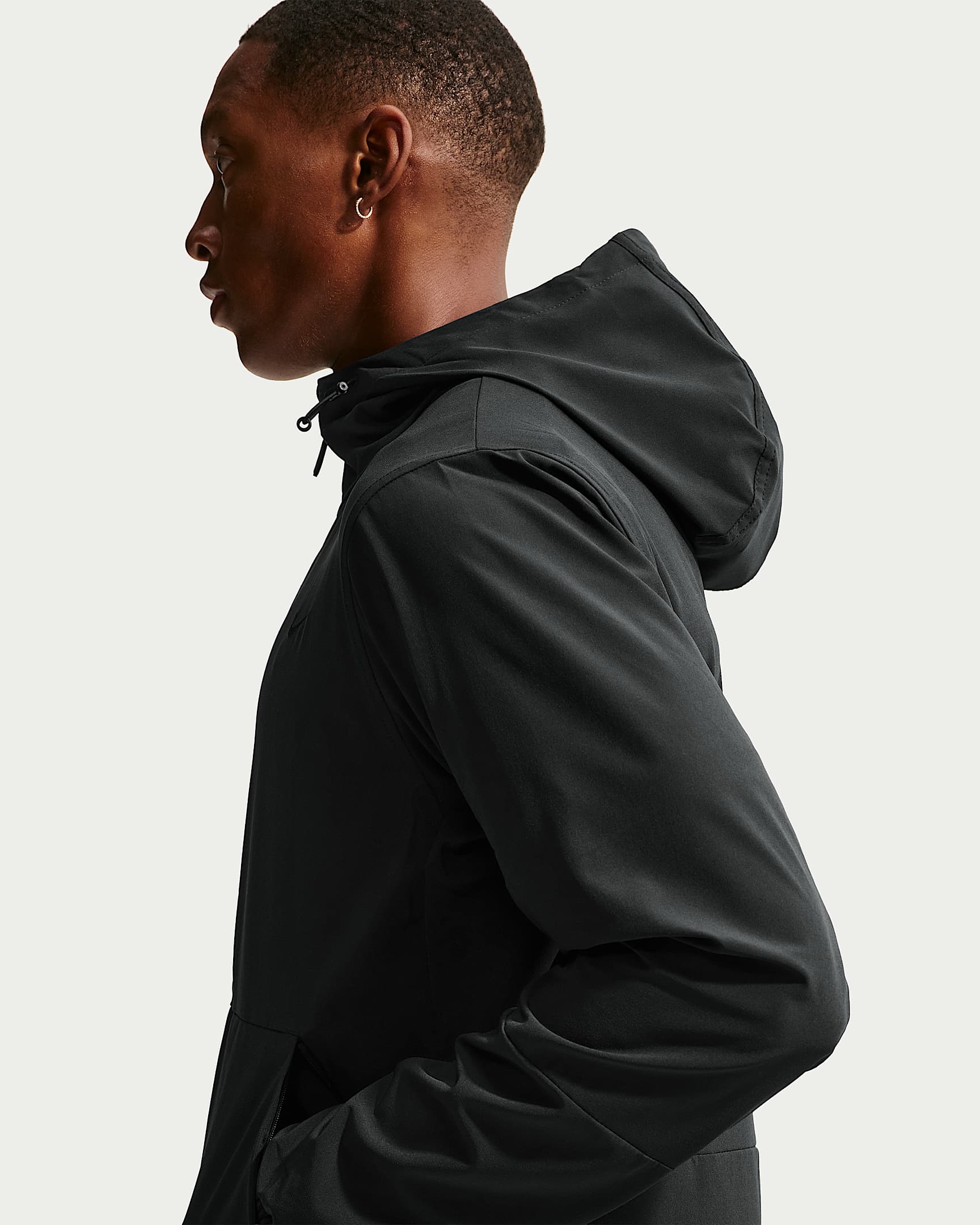 Nike Unlimited Men's Repel Hooded Versatile Jacket - Black/Black/Black