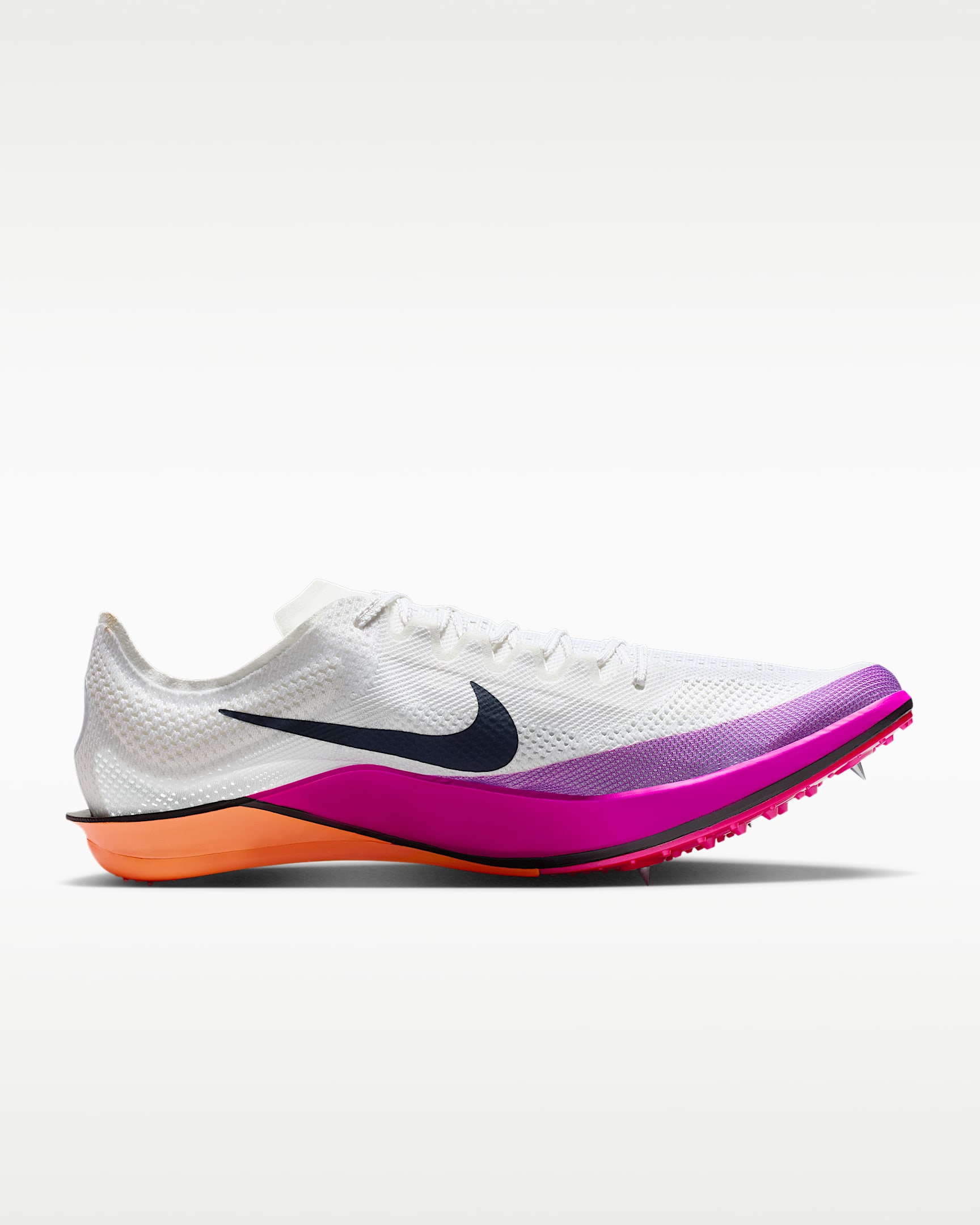 Nike Dragonfly 2 Elite 田徑長距離釘鞋 - 白色/Hyper Violet/Bright Crimson/Obsidian