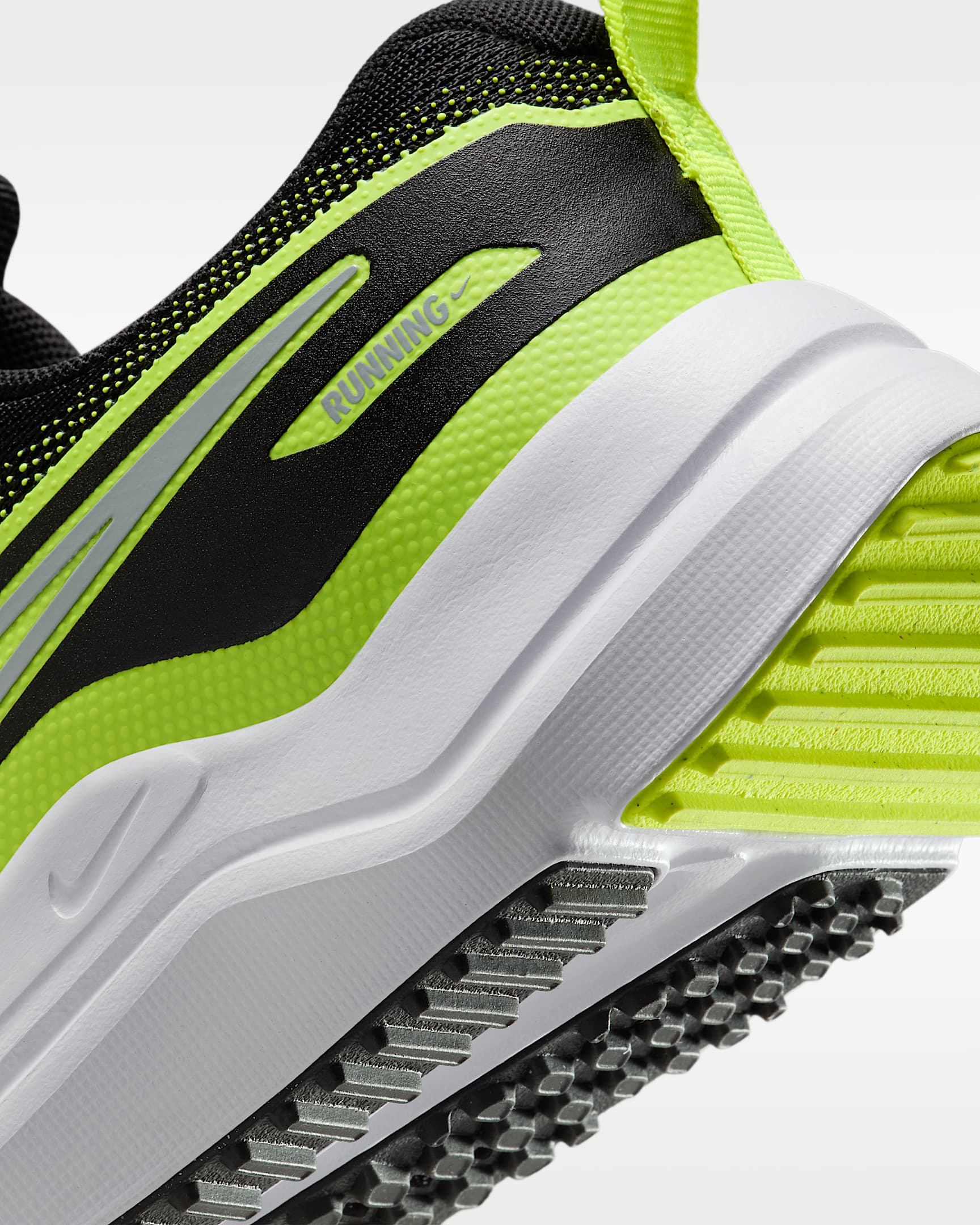Nike Cosmic Runner Older Kids' Road Running Shoes - Black/Volt/Wolf Grey