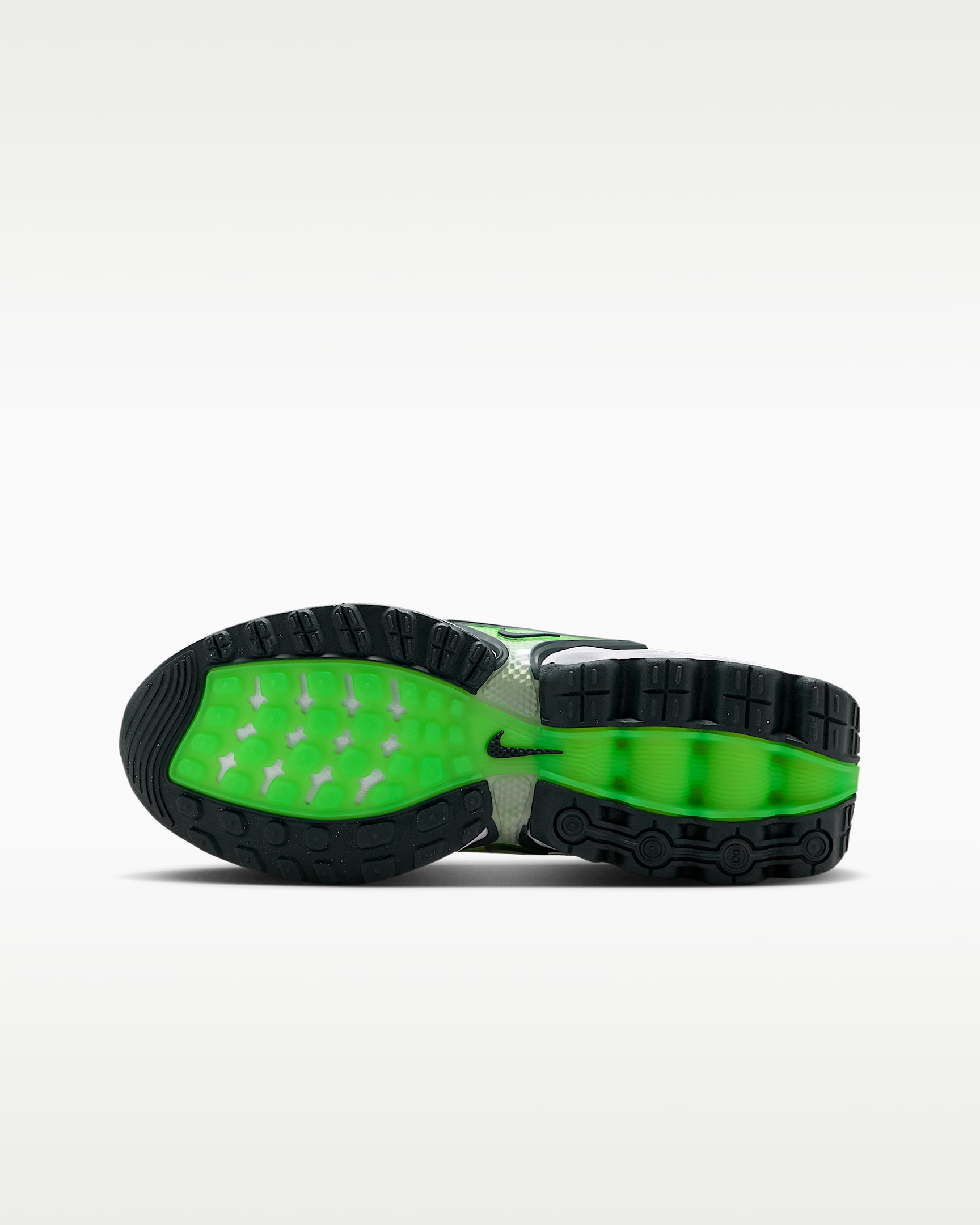 Tenis para niños grandes Nike Air Max Dn - Tinte platino/Verde strike/Blanco/Alga