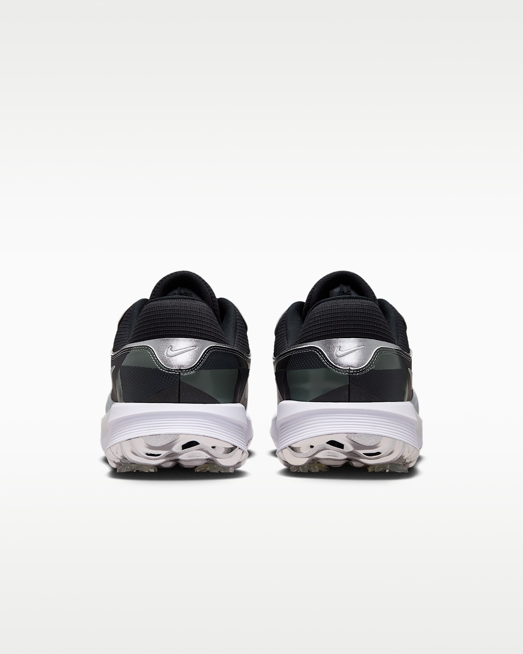 Nike Victory Pro 4 Golf Shoes - White/Metallic Silver/Fir/Black