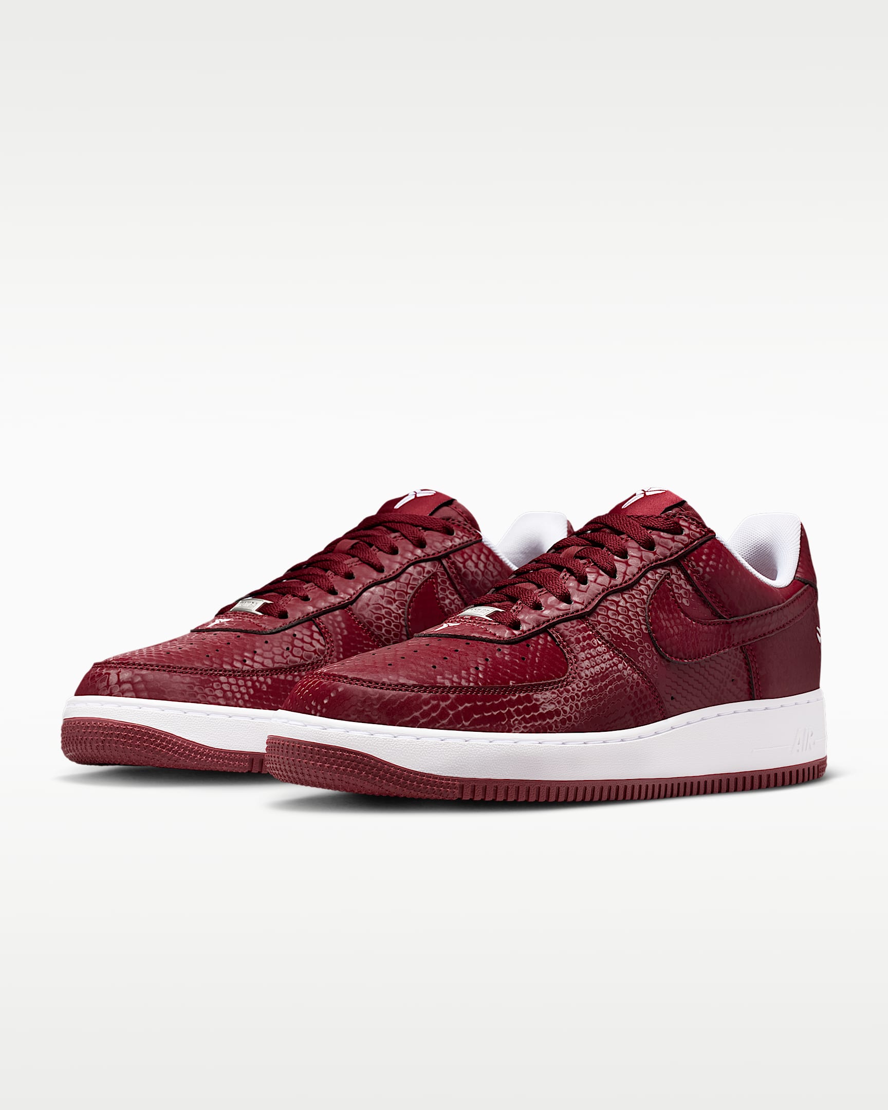 Kobe Air Force 1 Low Men's Shoes - Team Red/White