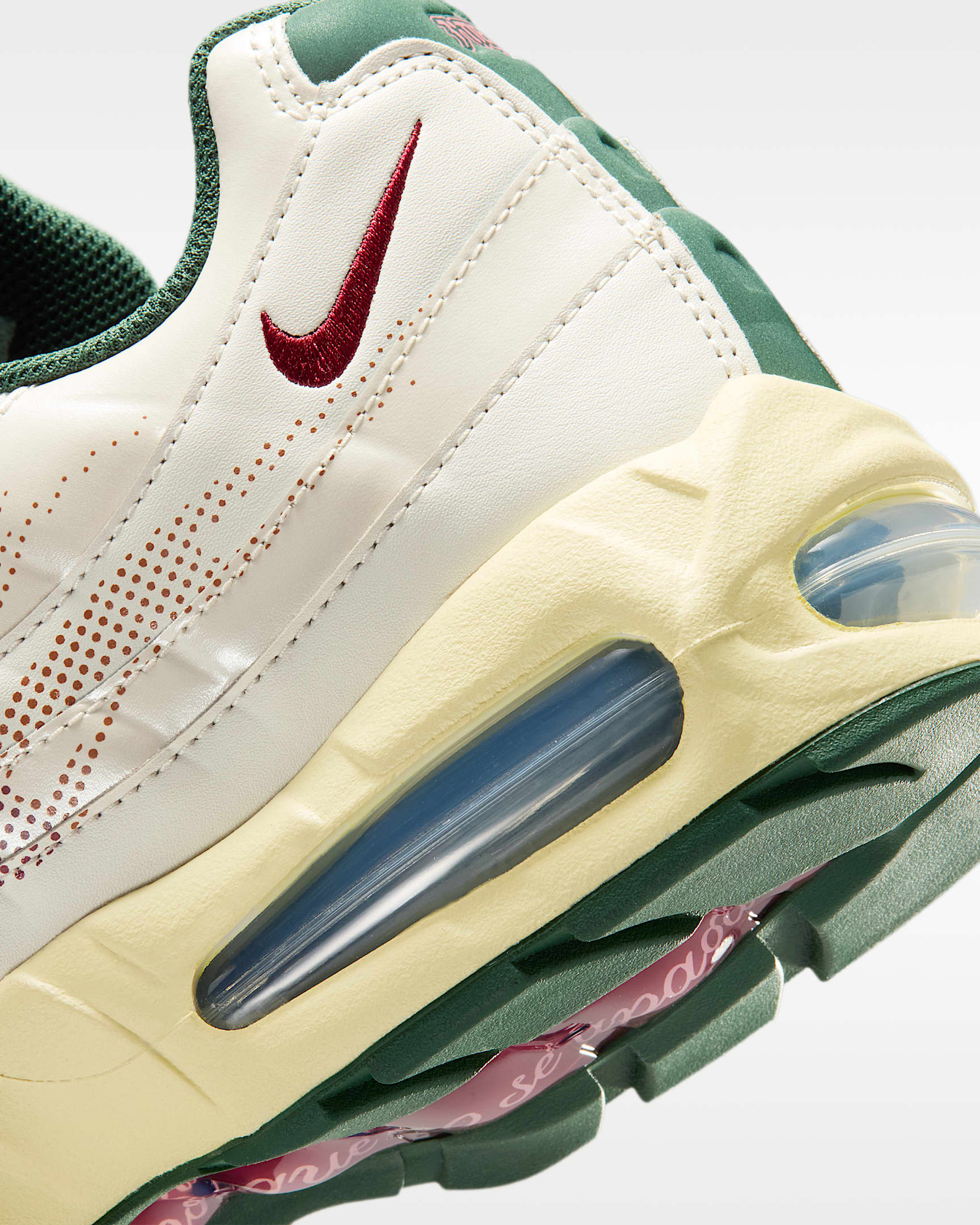 Nike Air Max 95 "Big Bubble" SE Men's Shoes - Phantom/Fir/Alabaster/Team Red