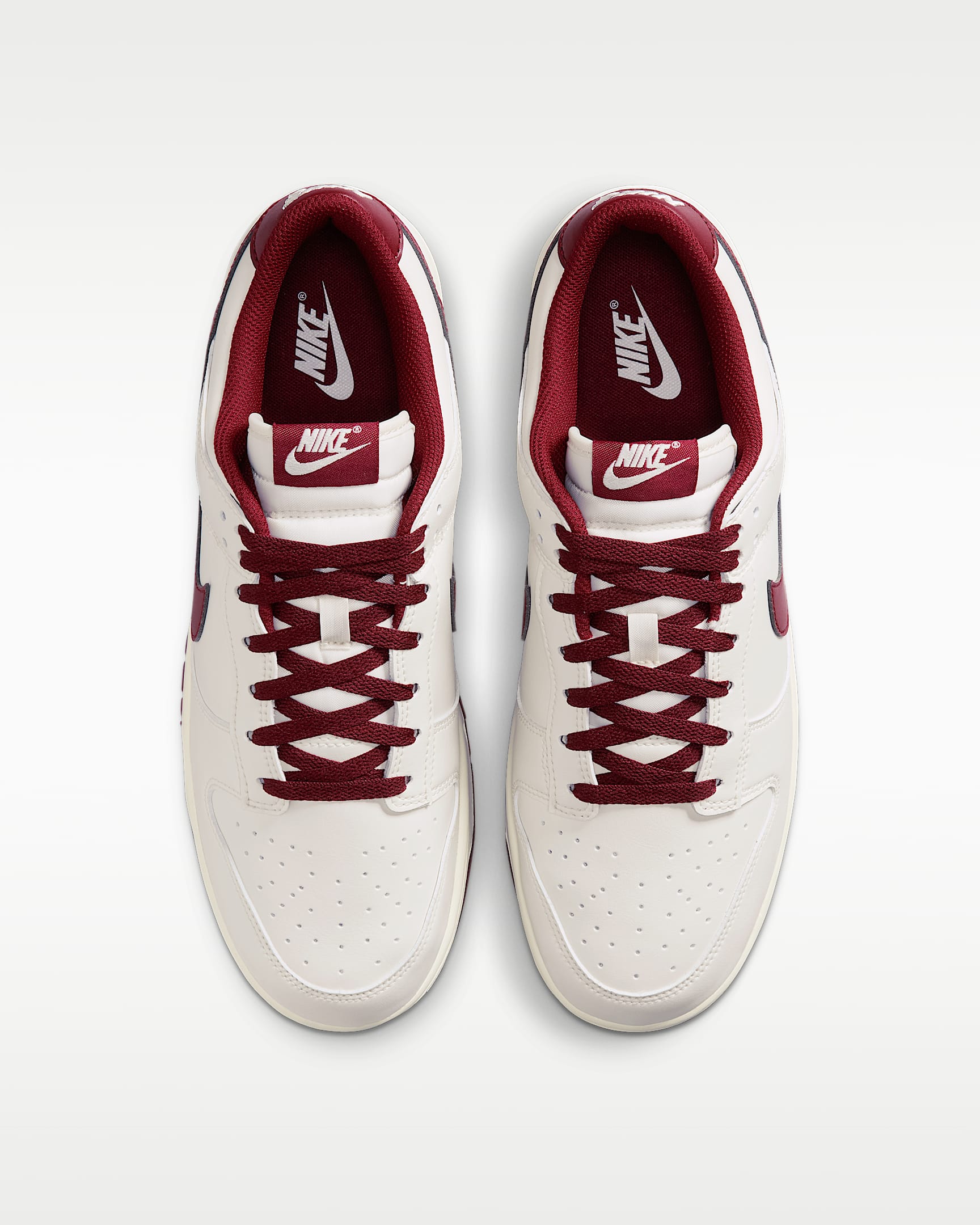 Nike Dunk Low Retro Men's Shoes - Phantom/Phantom/Team Red