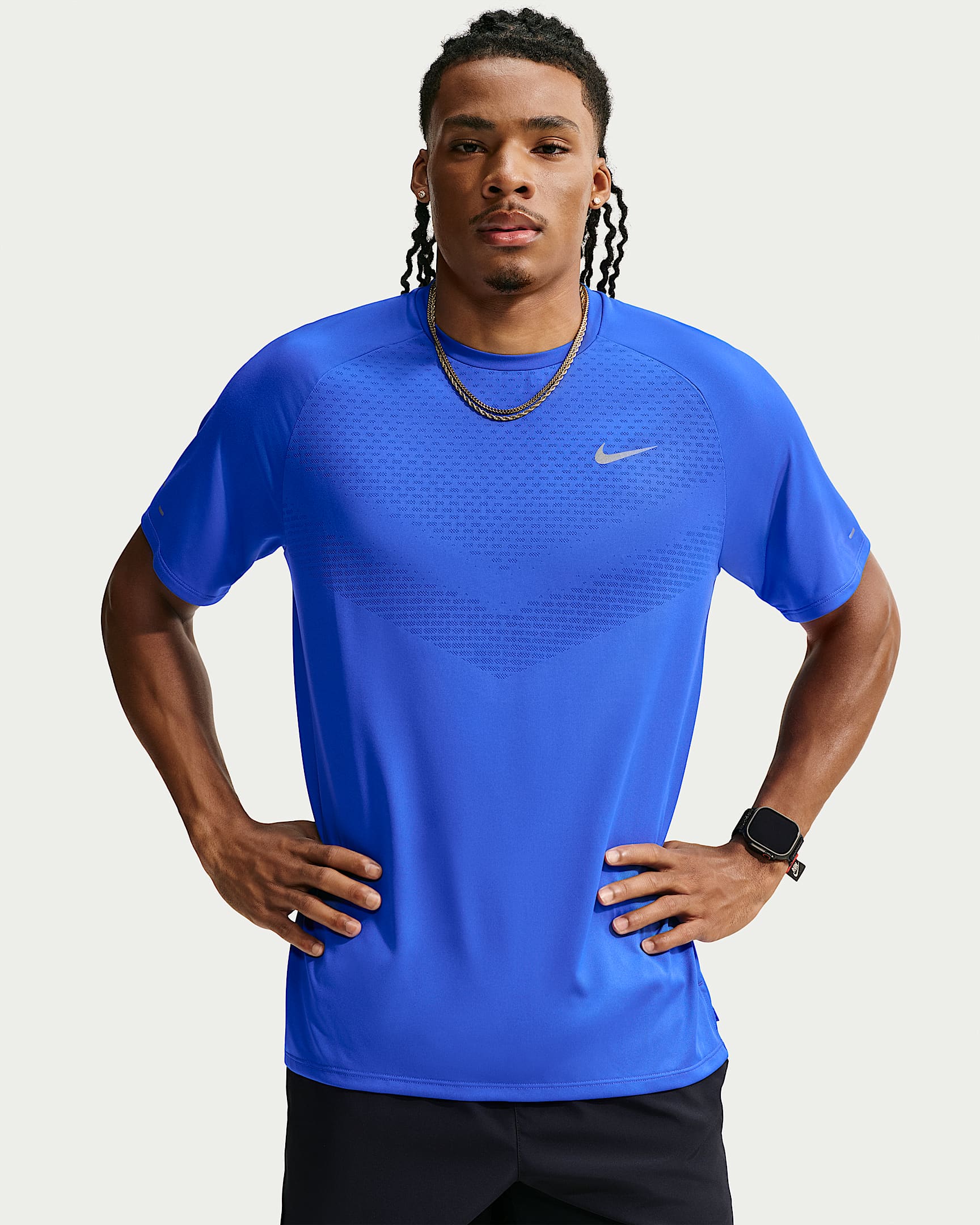 Nike Stride Men's Dri-FIT ADV Short-Sleeve Running Top - Hyper Royal