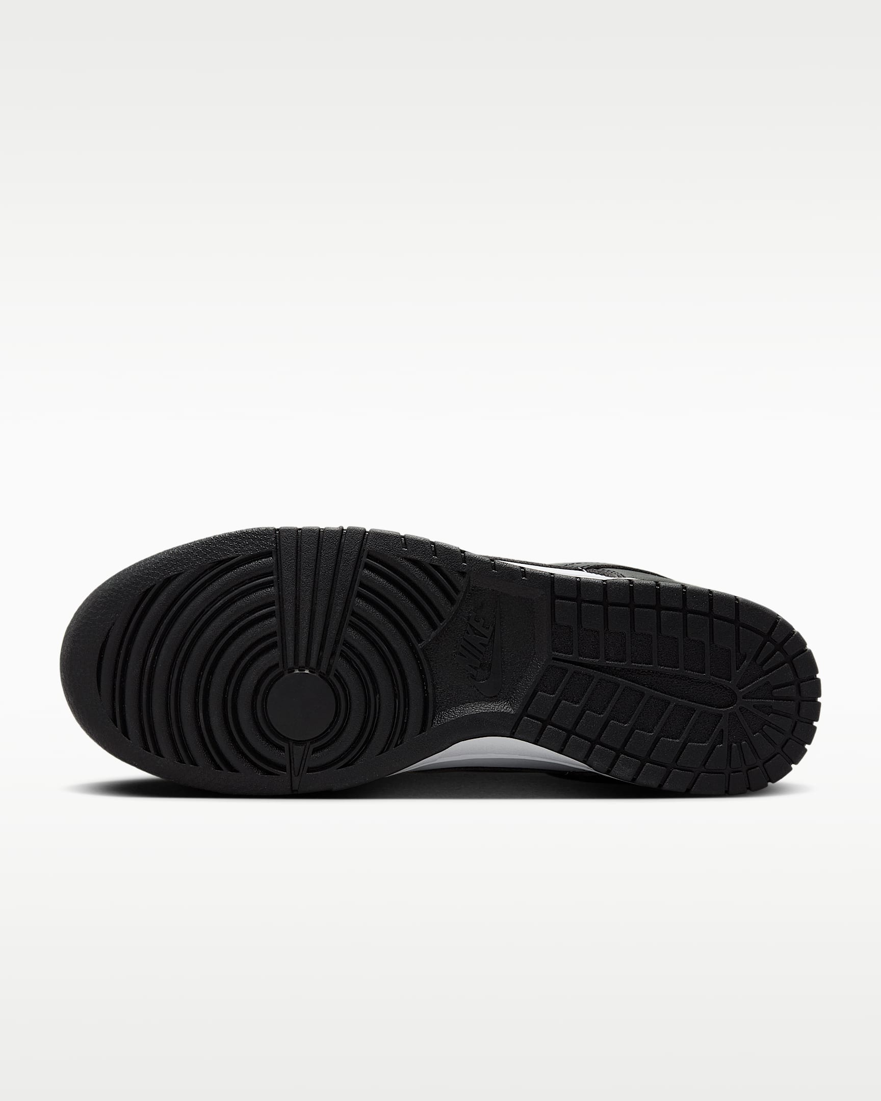 Nike Dunk Low Retro Men's Shoes - White/White/Black