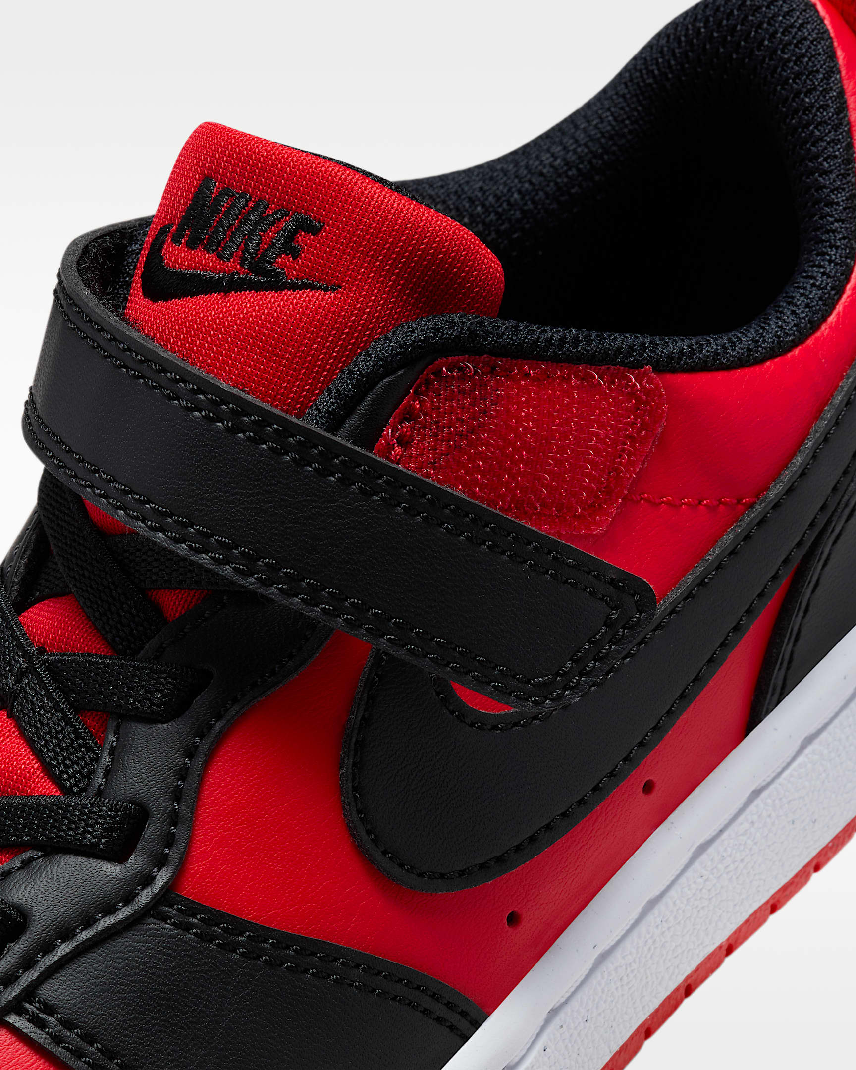 Nike Court Borough Low Recraft kleuterschoenen - University Red/Wit/Zwart