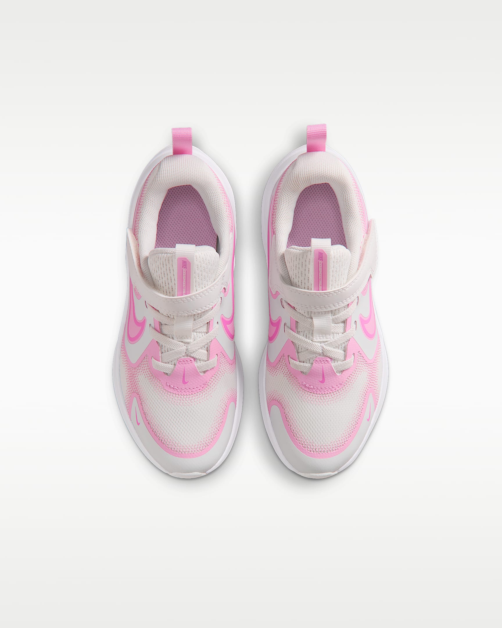 Tenis para niños de preescolar Nike Cosmic Runner - Blanco cumbre/Rosa amanecer/Polvo fotón/Rosa alegre