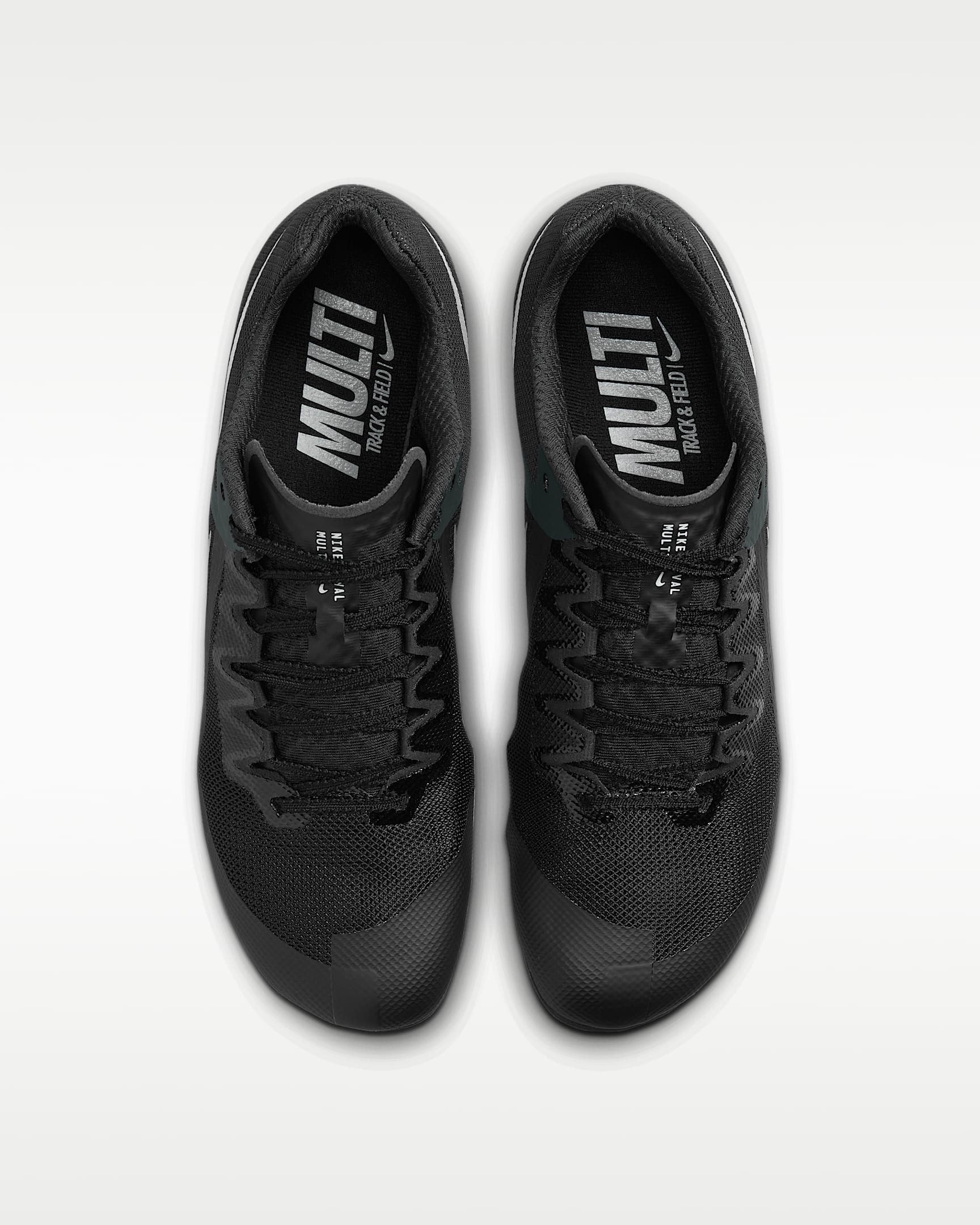 Nike Zoom Rival Multi Track & Field Multi-Event Spikes - Black/Black/Metallic Silver