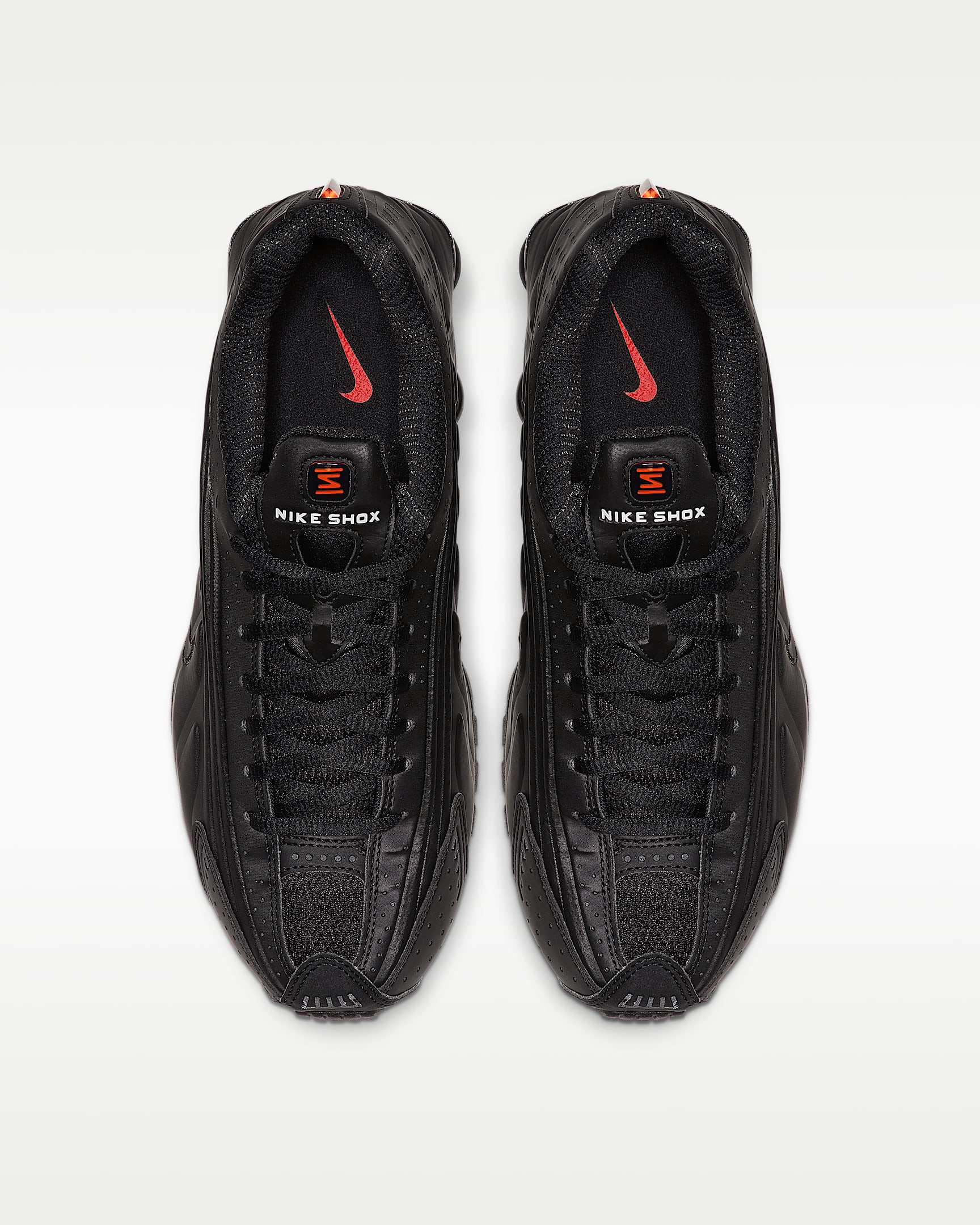 Nike Shox R4 Women's Shoes - Black/Black/Max Orange/Black