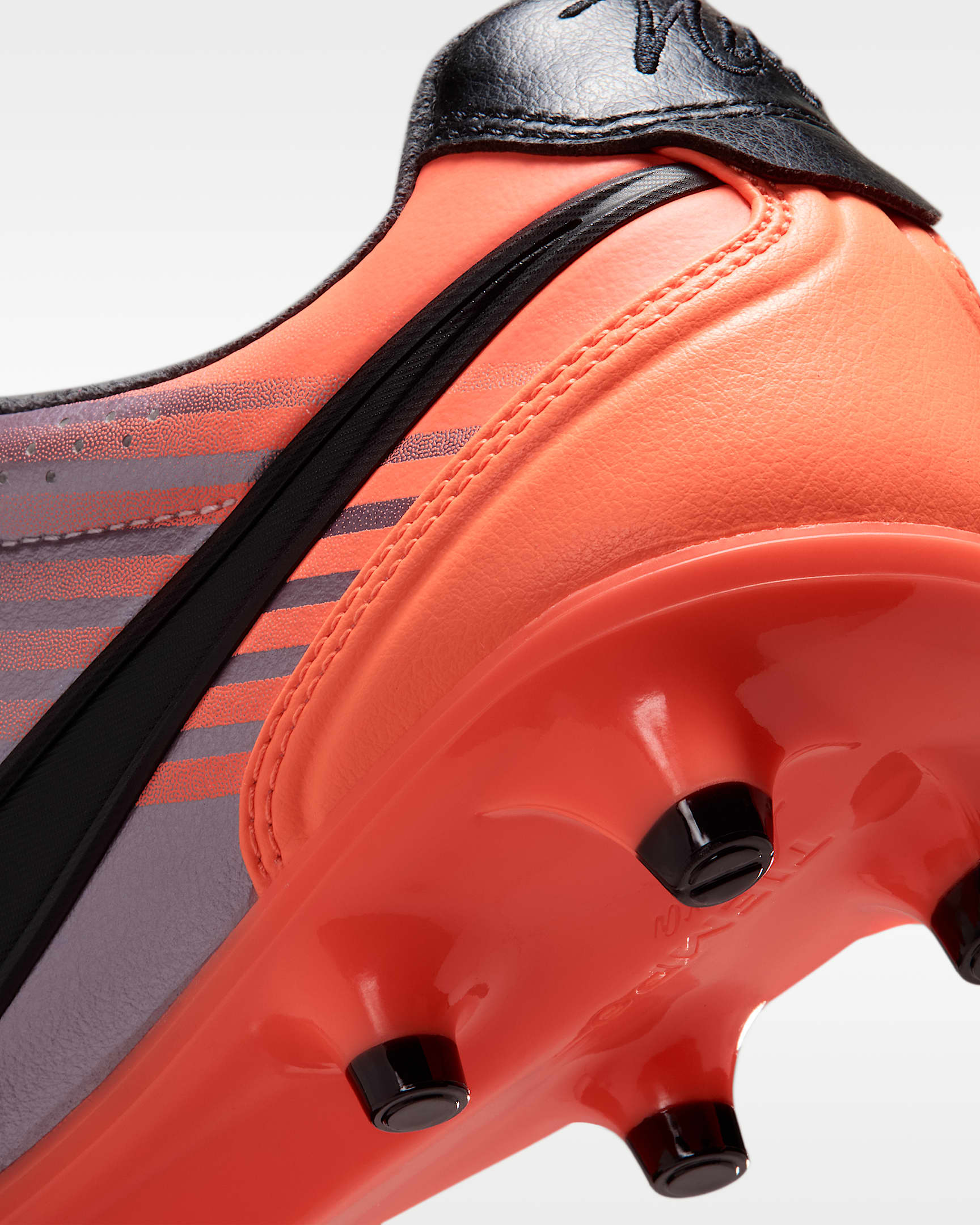 Nike Tiempo Ligera Pro Firm-Ground Low-Top Soccer Cleats - Bleached Lilac/Total Orange/Black