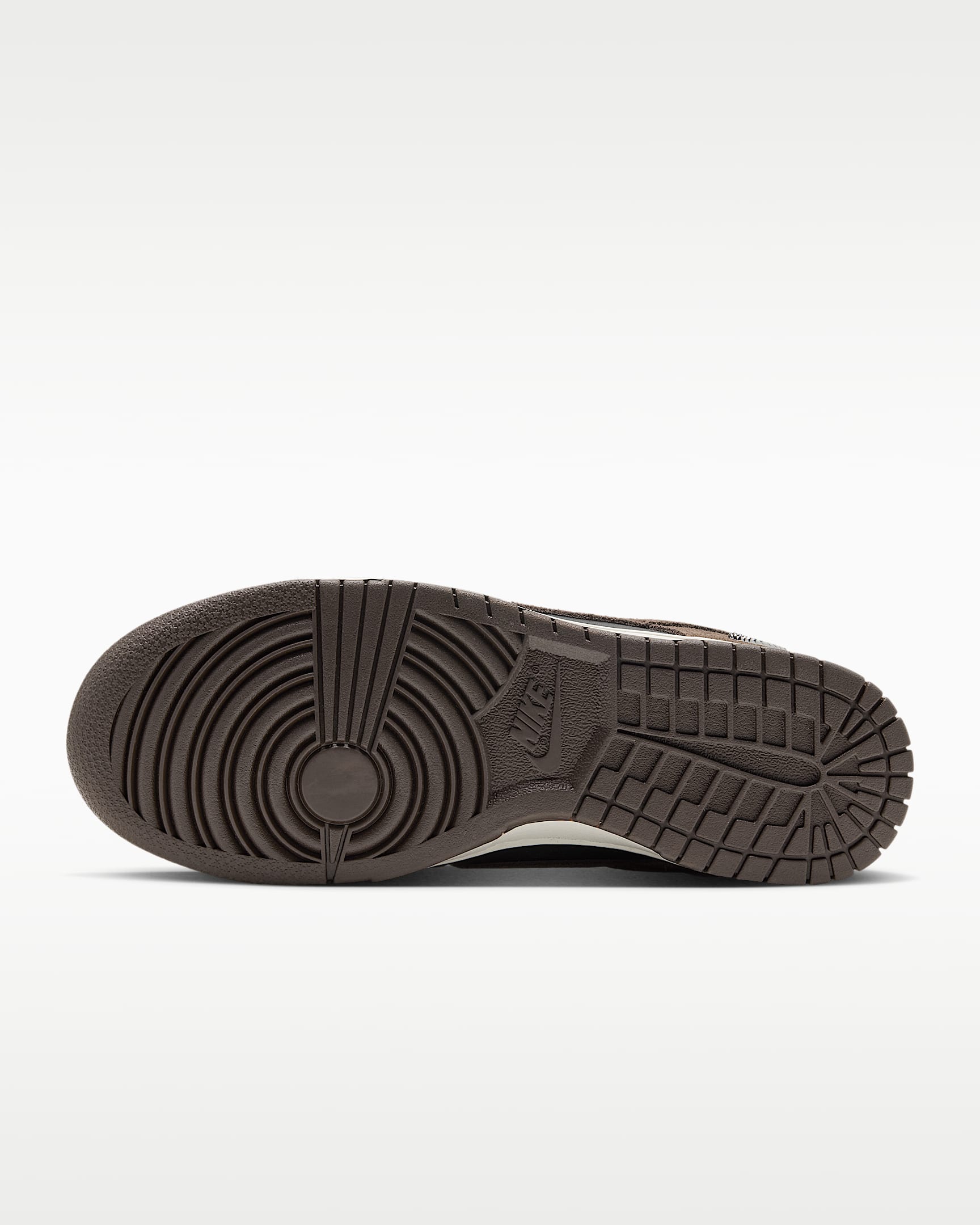 Chaussure Nike Dunk Low Suede pour femme - Noir/Sail/Metallic Silver/Baroque Brown