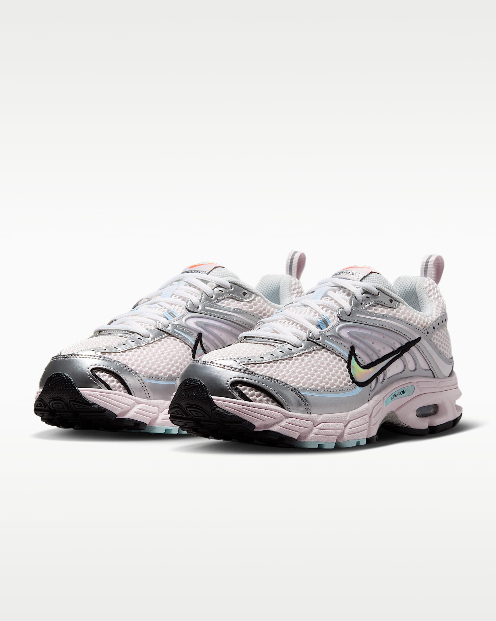 Nike Air Max Moto 2K Women's Shoes - White/Pearl Pink/Black/Metallic Silver