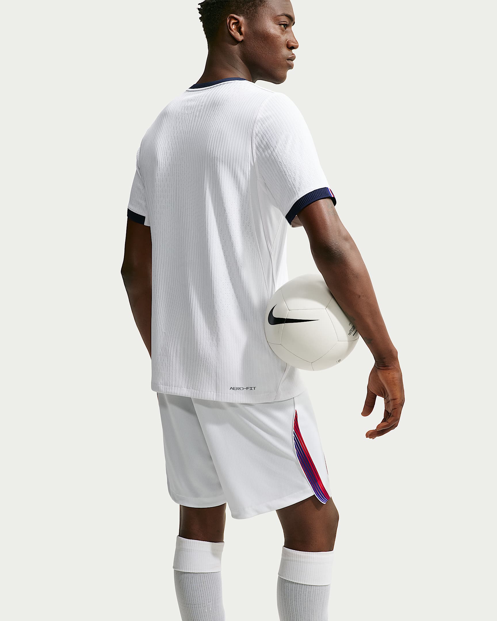 パリ サンジェルマン (PSG) 2026/27 マッチ アウェイ メンズ ナイキ Aero-FIT サッカー オーセンティック ユニフォーム トップス - ホワイト/カレッジネイビー/グローバルレッド/カレッジネイビー