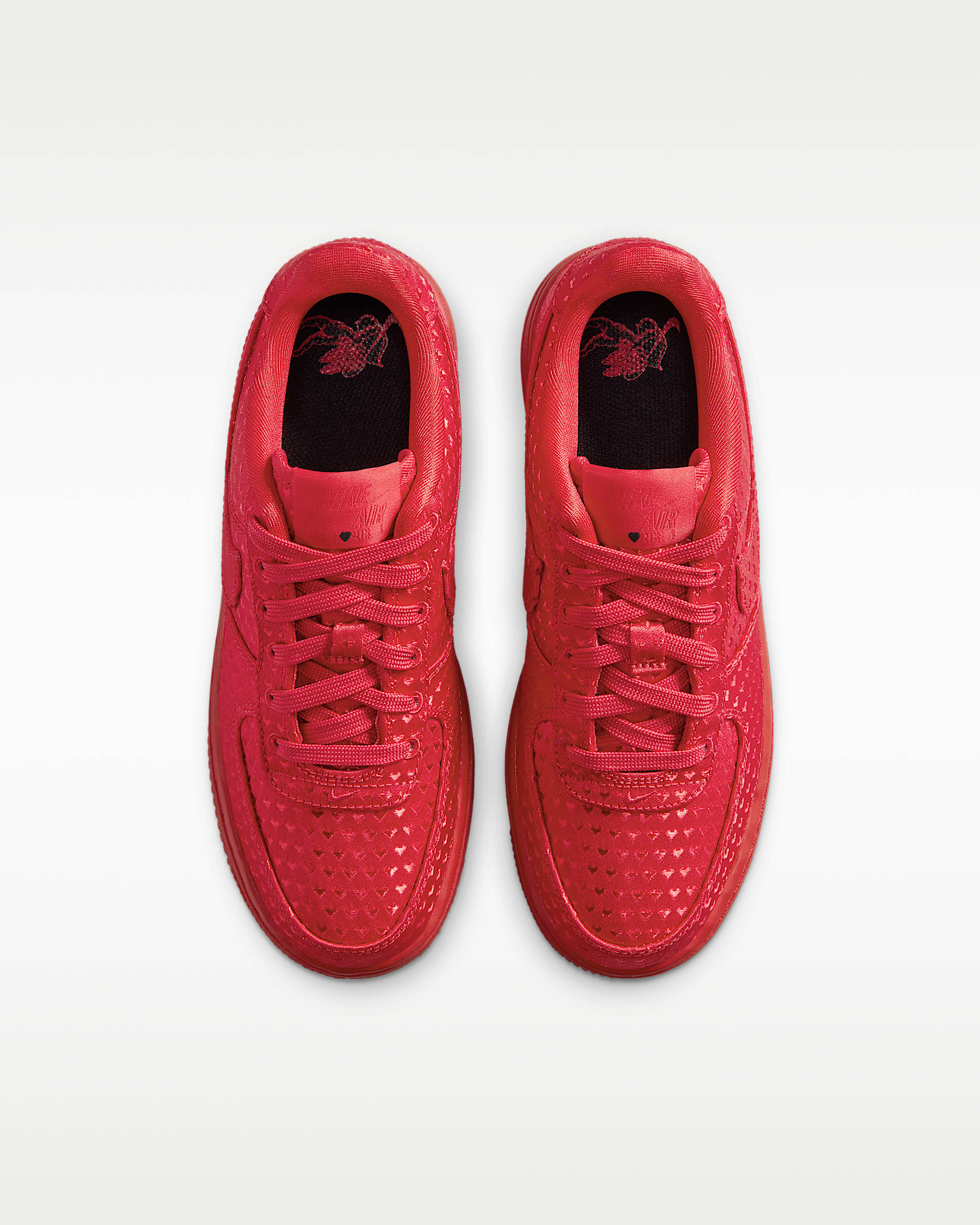 Nike Air Force 1 Big Kids' Shoes - University Red/Black/University Red