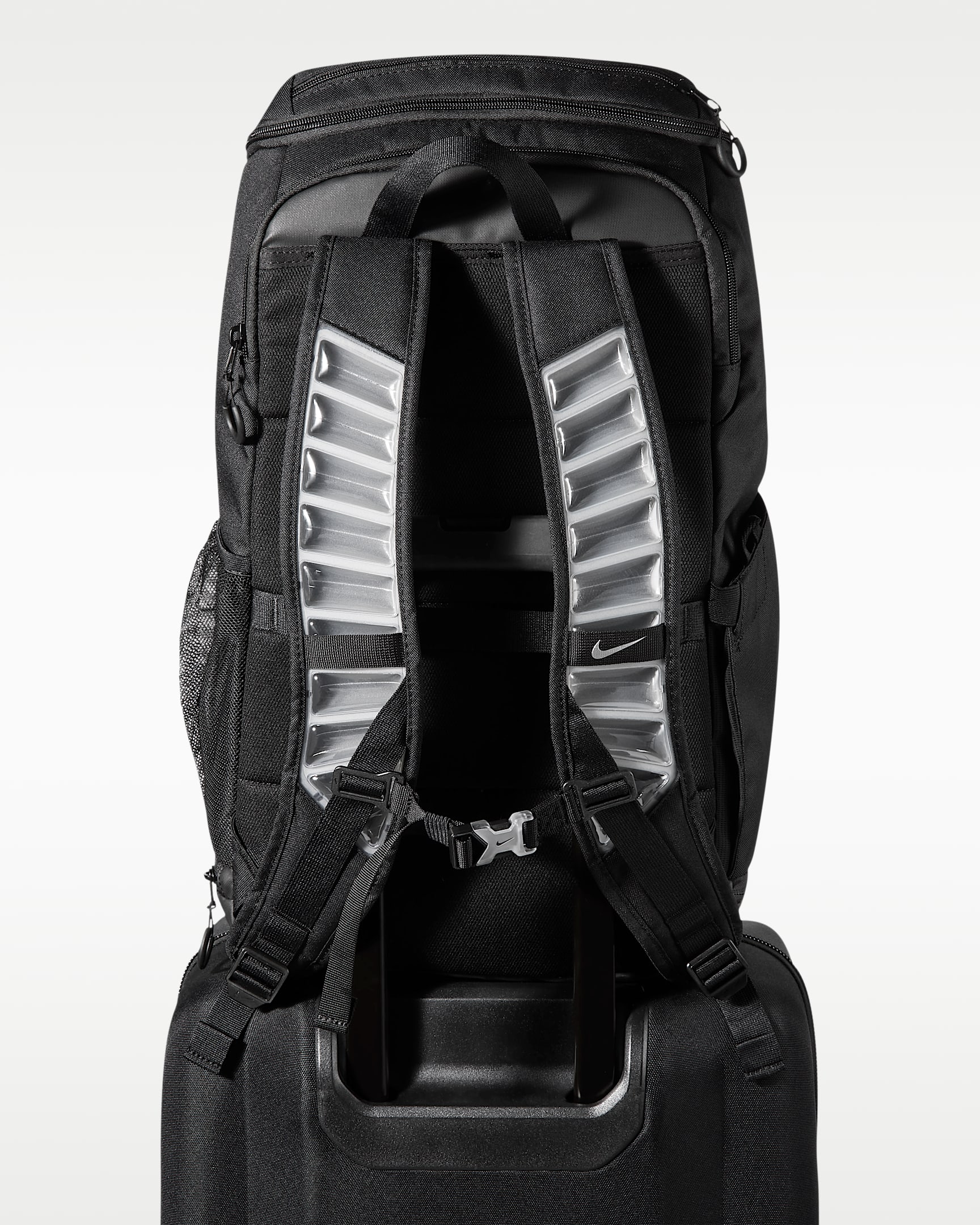 Mochila (32 L) Nike Varsity Elite - Negro/Negro/Plata metalizado