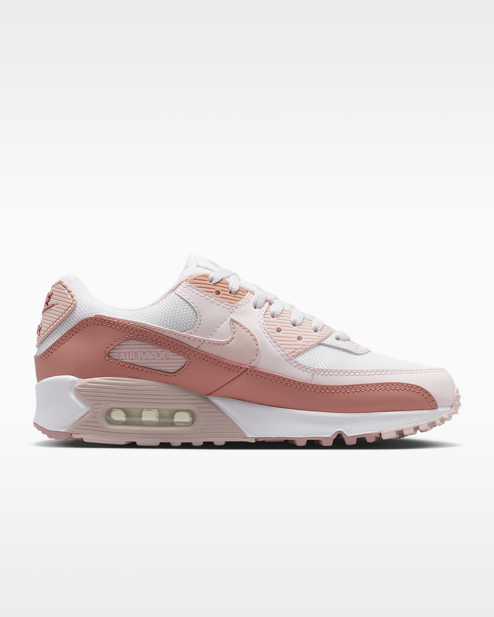 Nike Air Max 90 Women's Shoes - Particle Pink/Pearl Pink/Silt Red