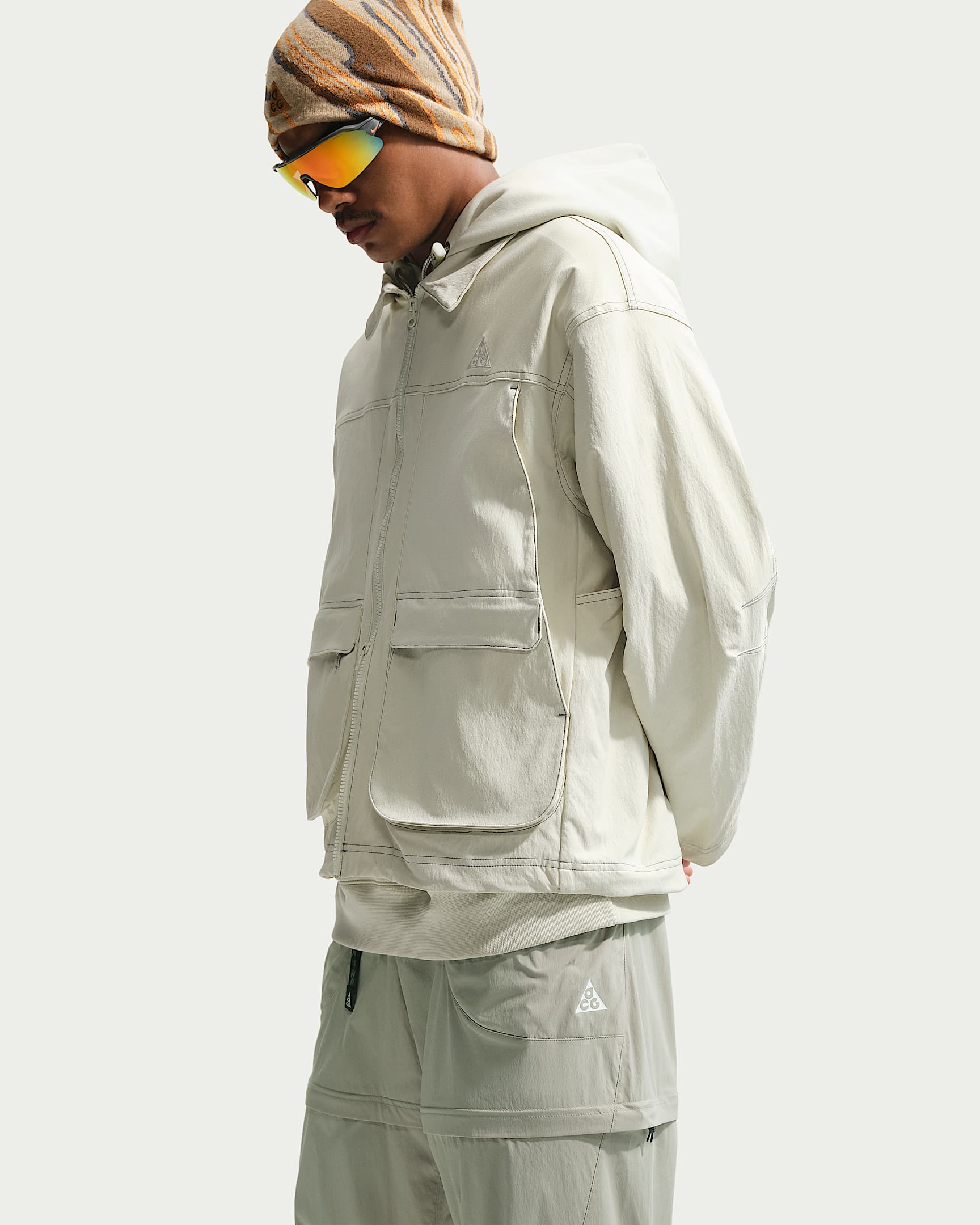 ACG Smith Summit Men's UV Jacket - Sea Glass/Mineral Slate/Summit White