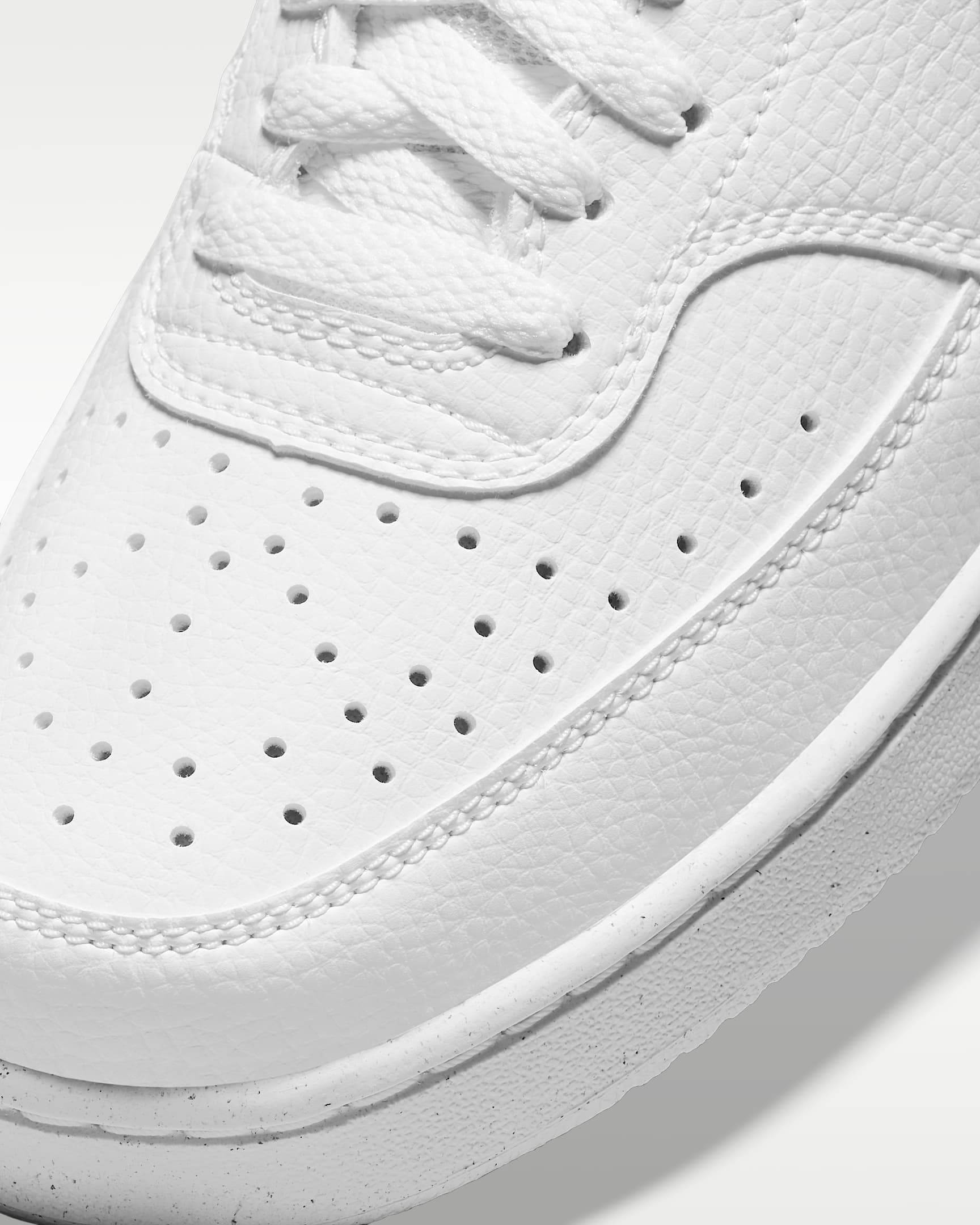 Buty damskie Nike Court Vision Low Next Nature - Biel/Biel/Biel