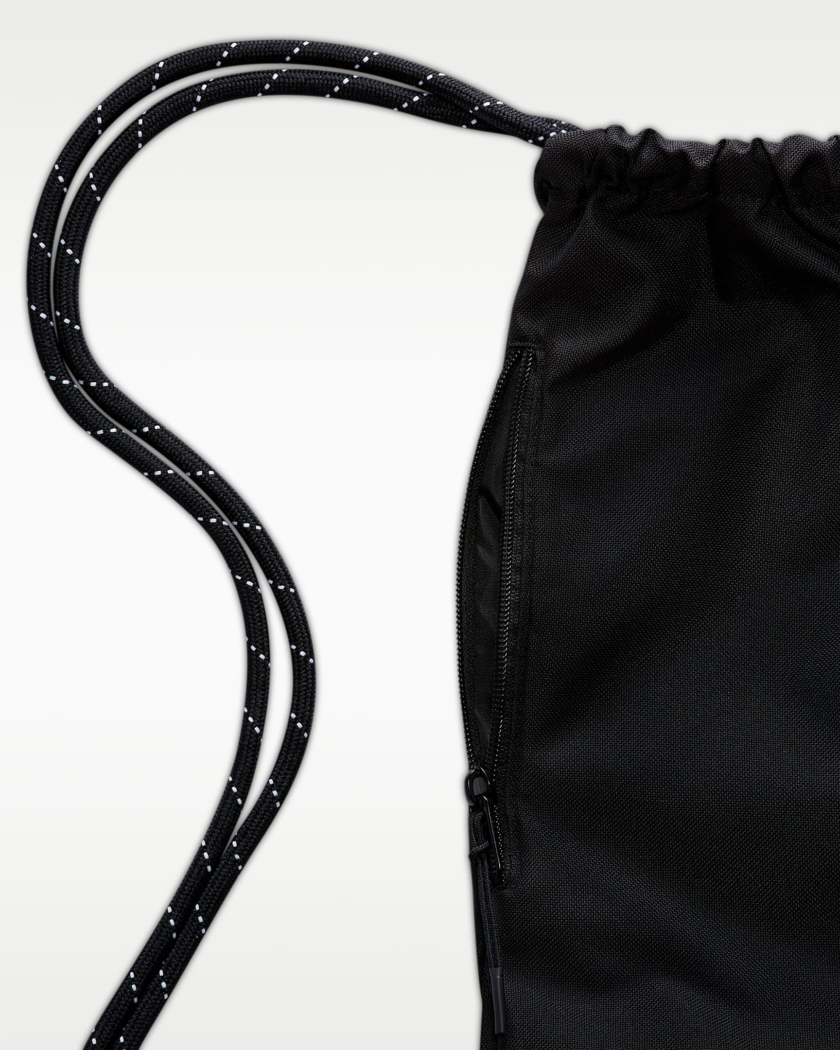 Sac avec cordon de serrage Nike Heritage 2.0 (12 L) - Noir/Noir/Blanc