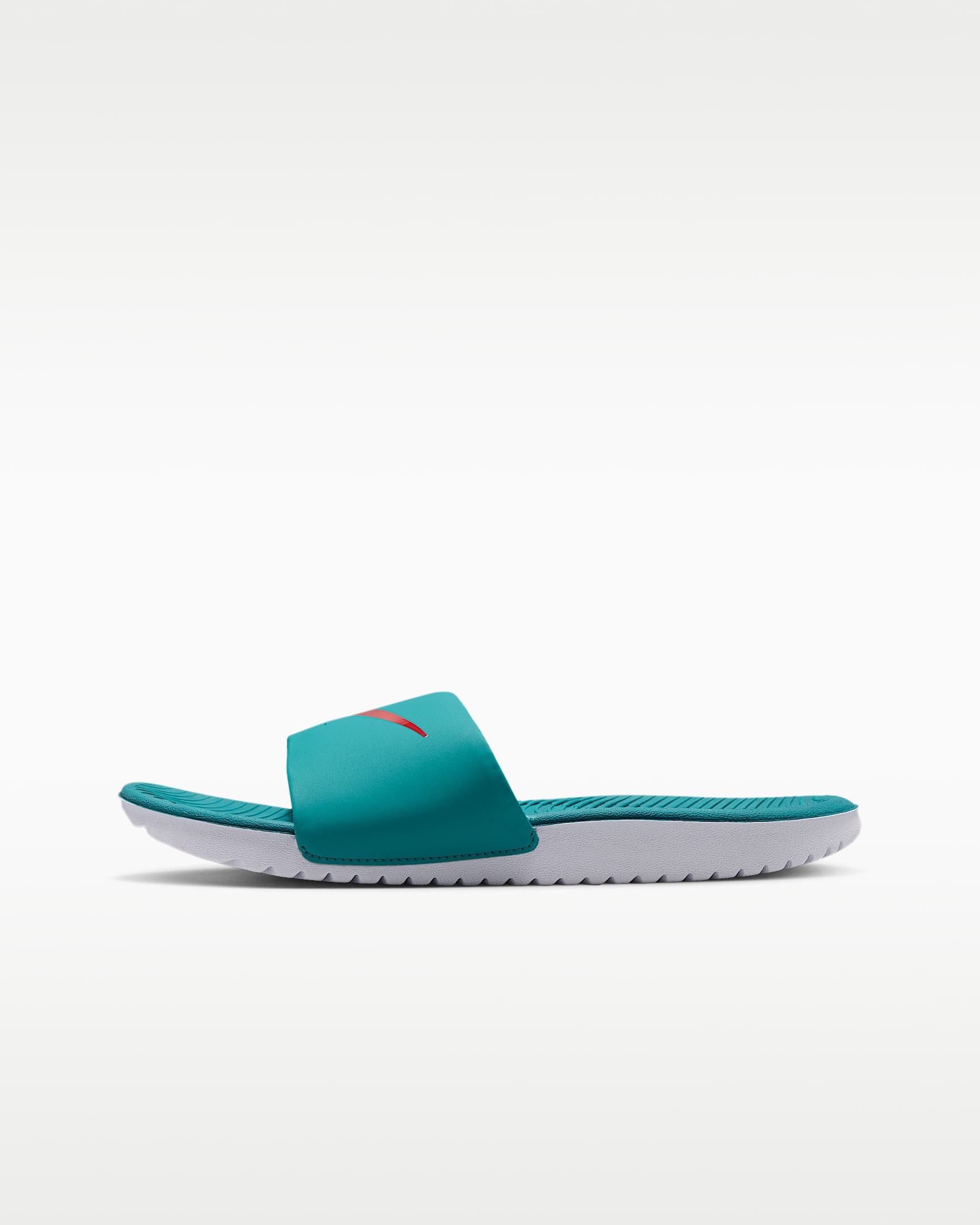 Nike Kawa Little/Big Kids' Slides - Energy/Bright Spruce/White/Tropical Pink