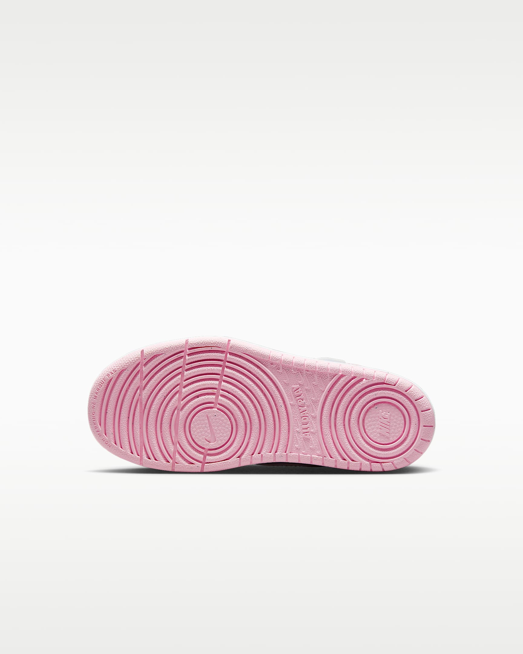 Nike Court Borough Low Recraft Younger Kids' Shoes - White/Pink Foam