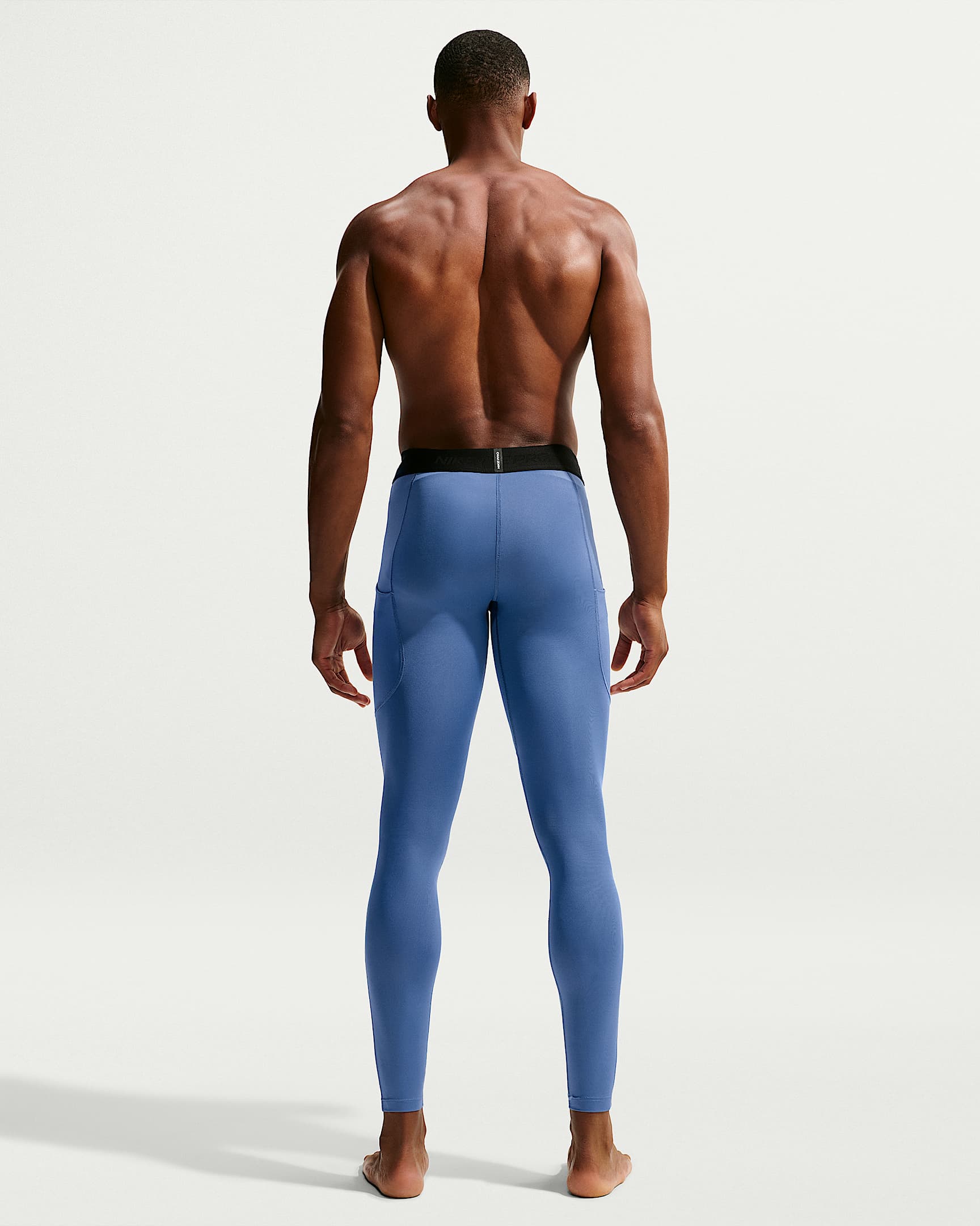 Pánské fitness legíny Nike Pro Dri-FIT - Indigo Storm/Černá