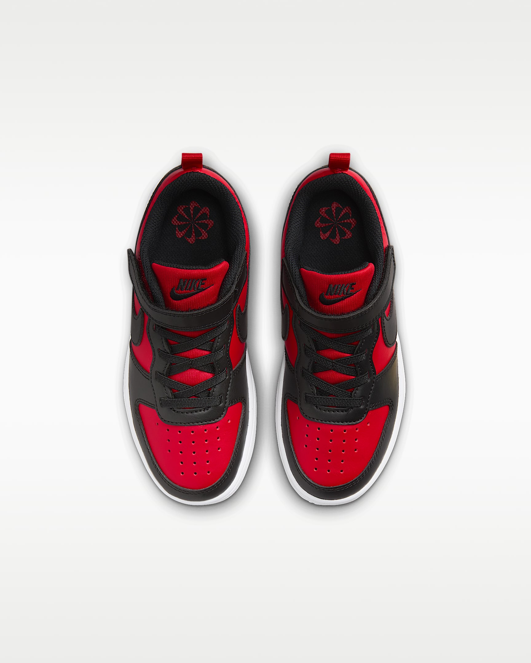 Nike Court Borough Low Recraft kleuterschoenen - University Red/Wit/Zwart