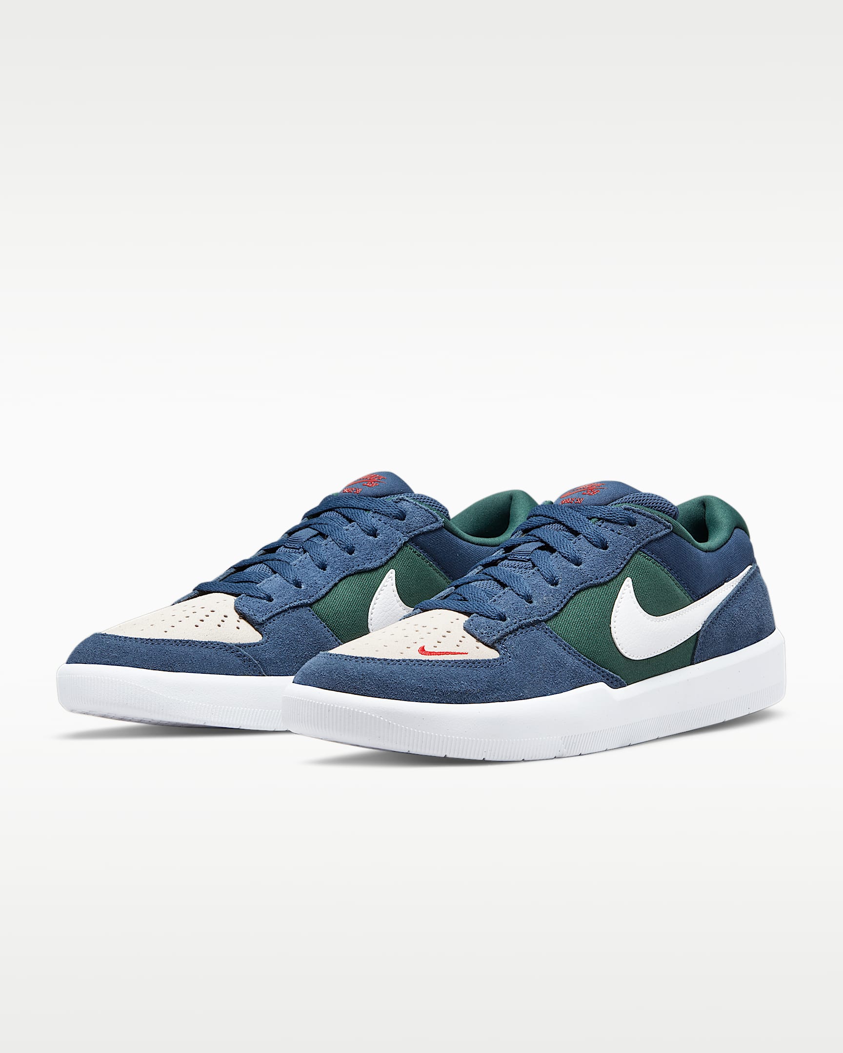 Nike SB Force 58 Skate Shoe - Navy/Noble Green/White/Summit White