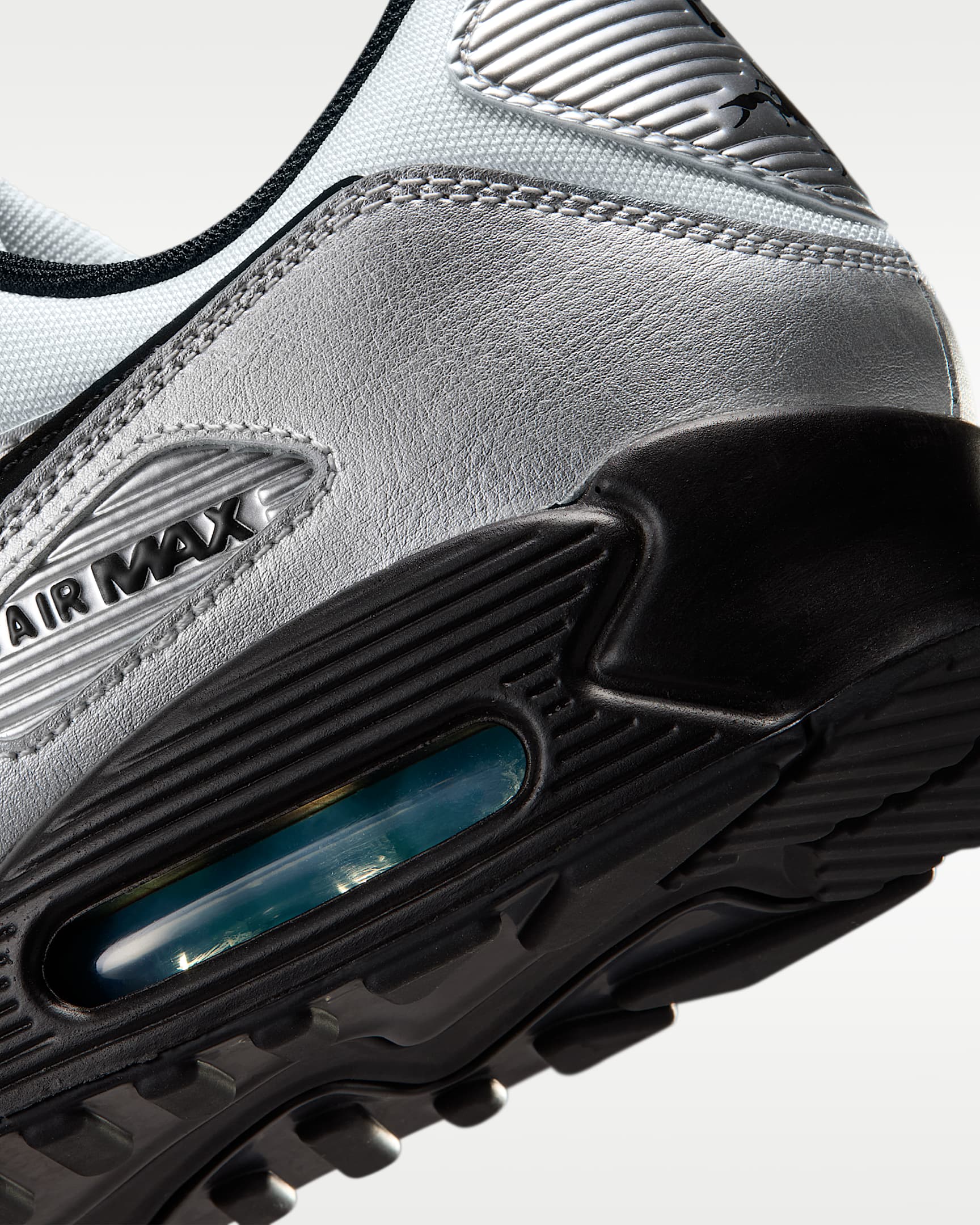 Nike Air Max 90 "Scorpion" Men's Shoes - Chrome/Gamma Blue/Black