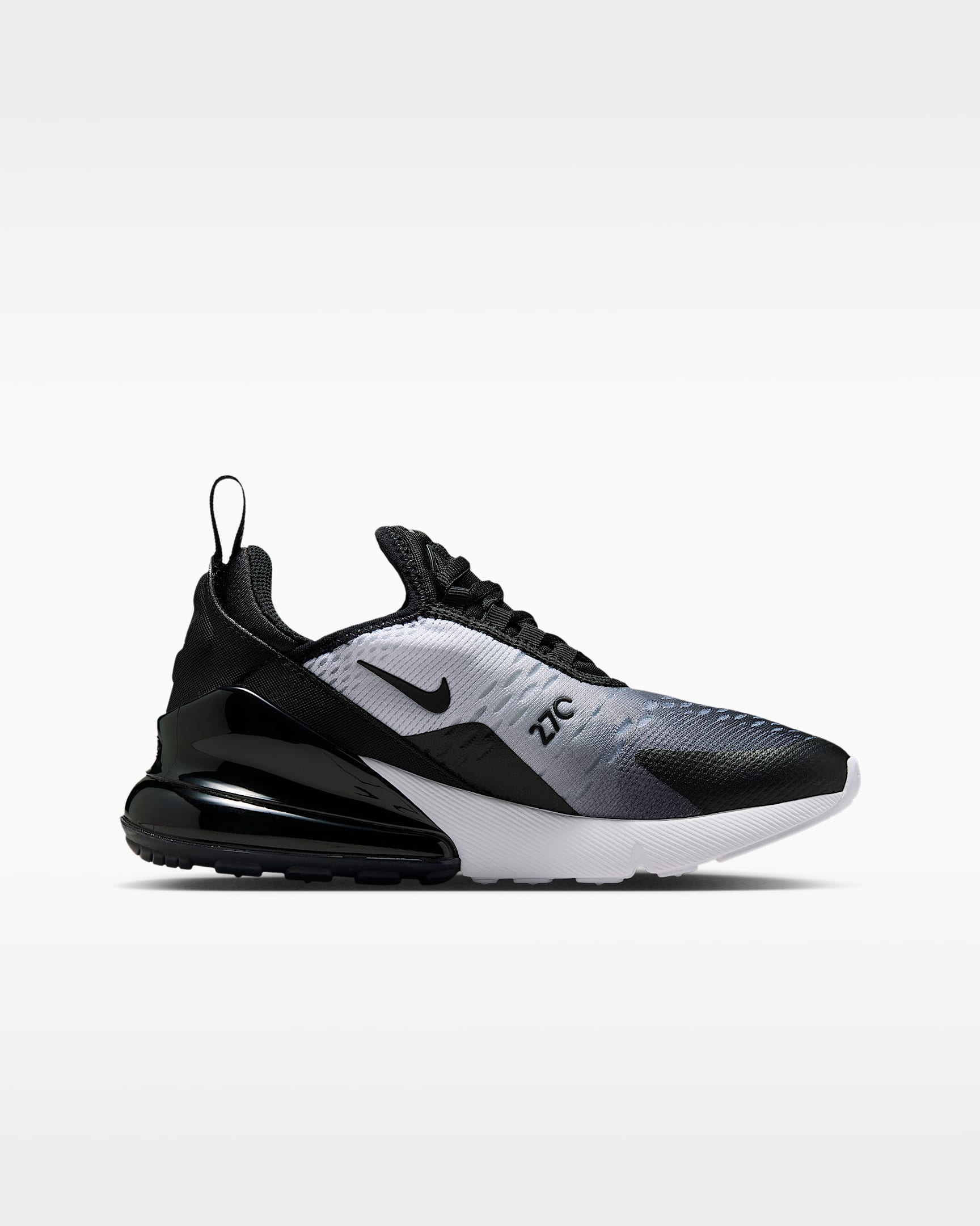 Nike Air Max 270 Older Kids' Shoes - Black/White/Cool Grey/Black
