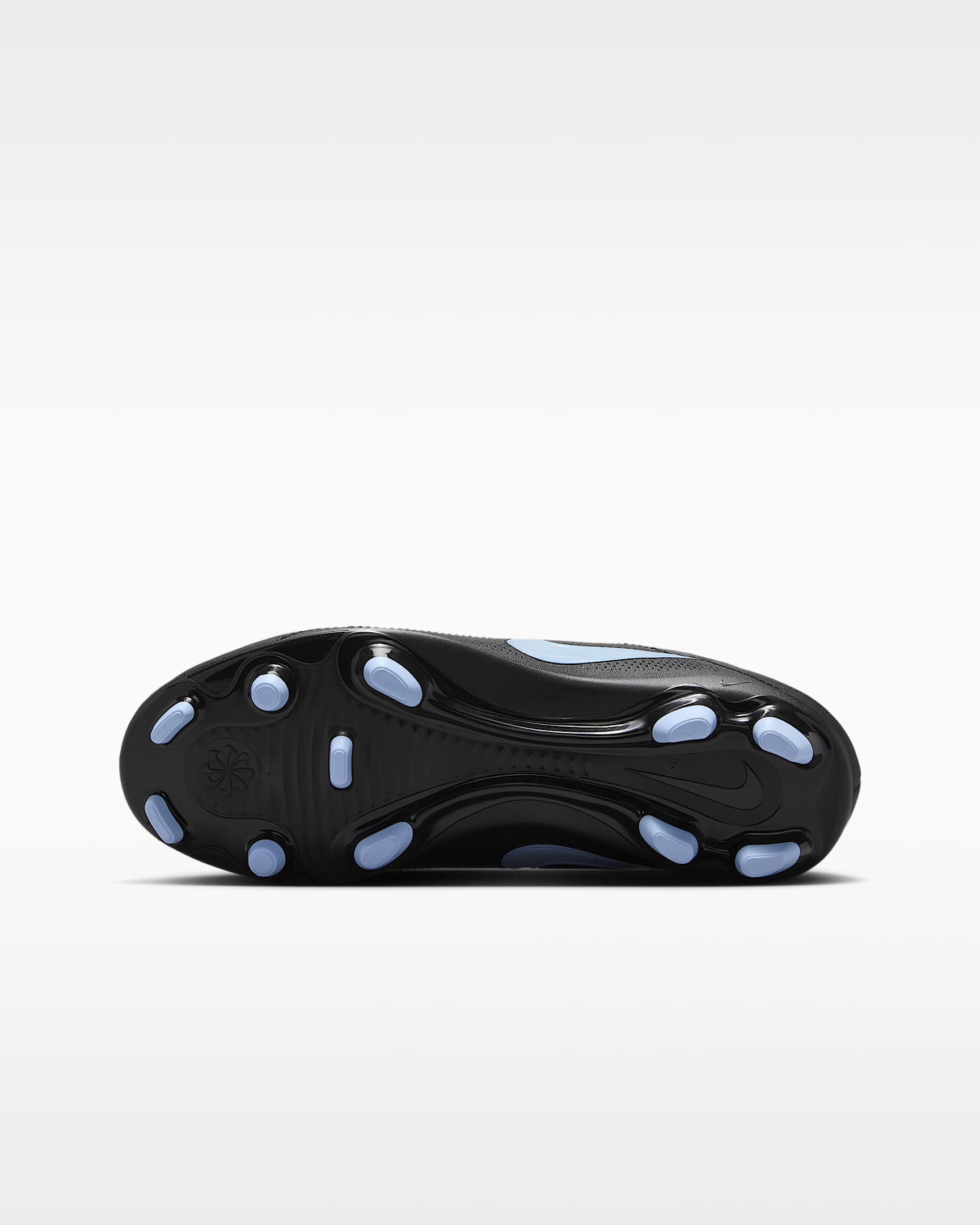 Nike Jr. Tiempo Maestro Club Low-Top Fußballschuh für verschiedene Böden (ältere Kinder) - Schwarz/Ice Blue