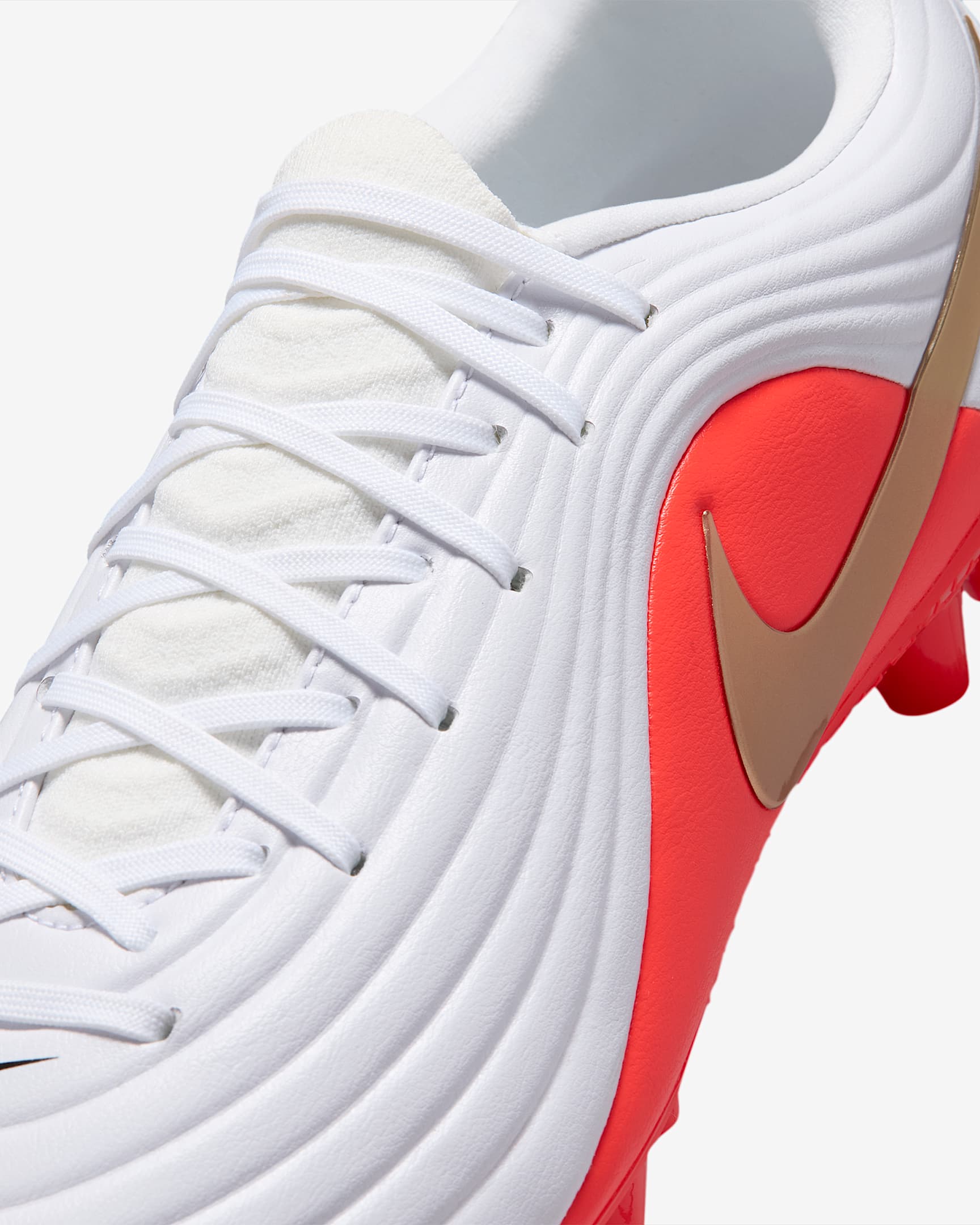 Nike Tiempo Maestro Academy Artificial-Grass Low-Top Football Boots - White/Bright Crimson/Blur