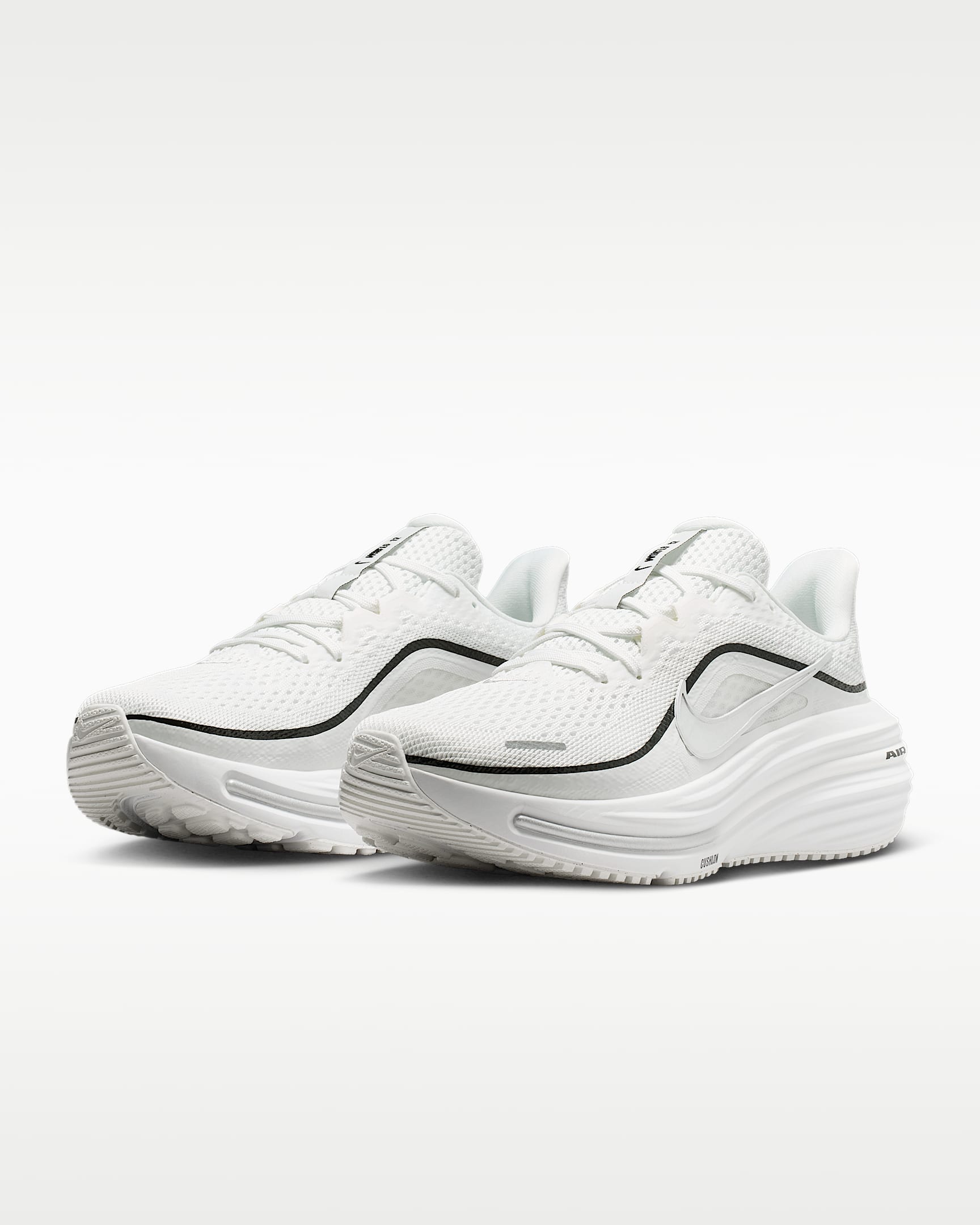 Nike Winflo 12 Women's Road Running Shoes - Summit White/Black/Metallic Silver