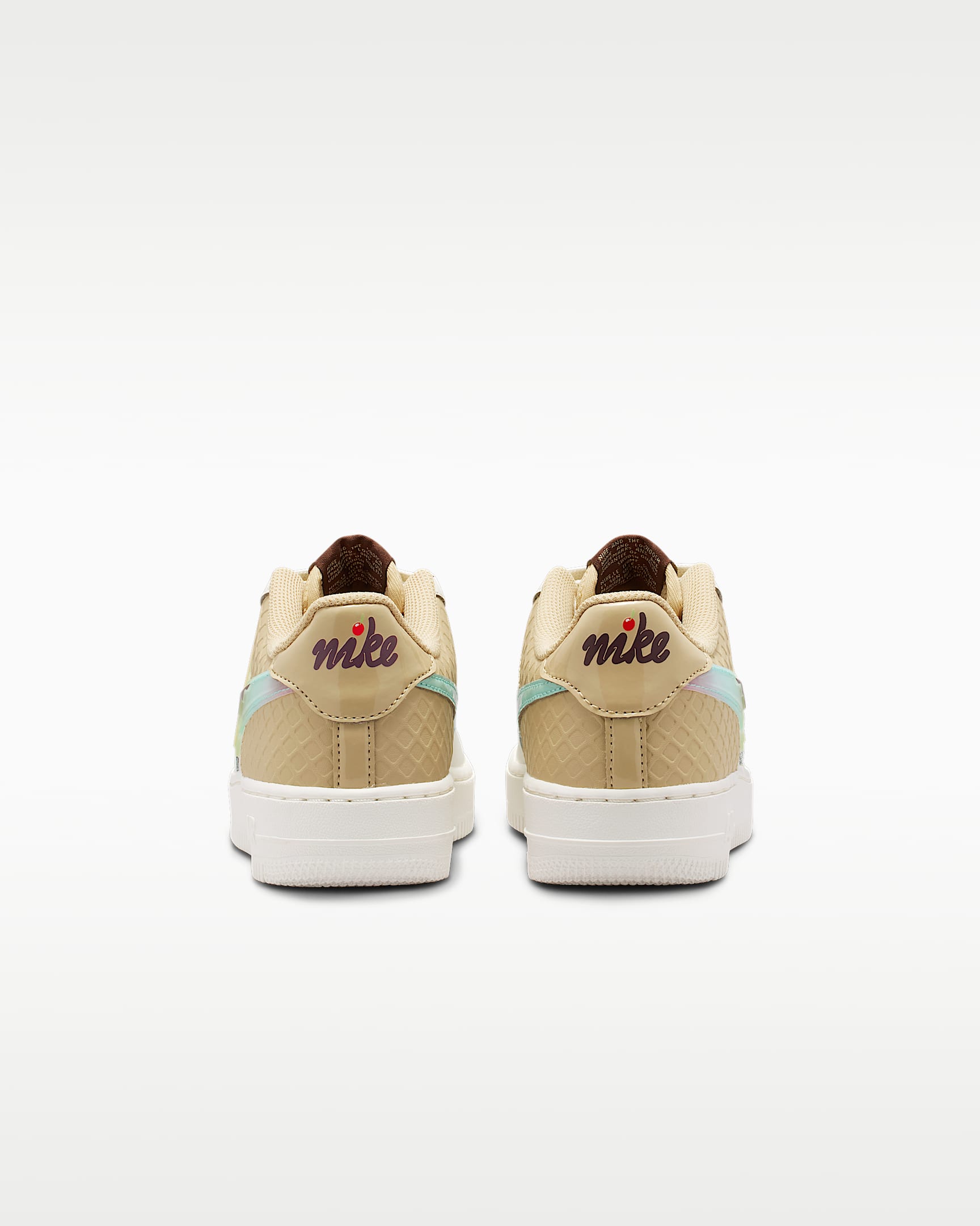 Tenis para niños grandes Nike Air Force 1 - Vela/Sésamo/Veneno limón/Multicolor