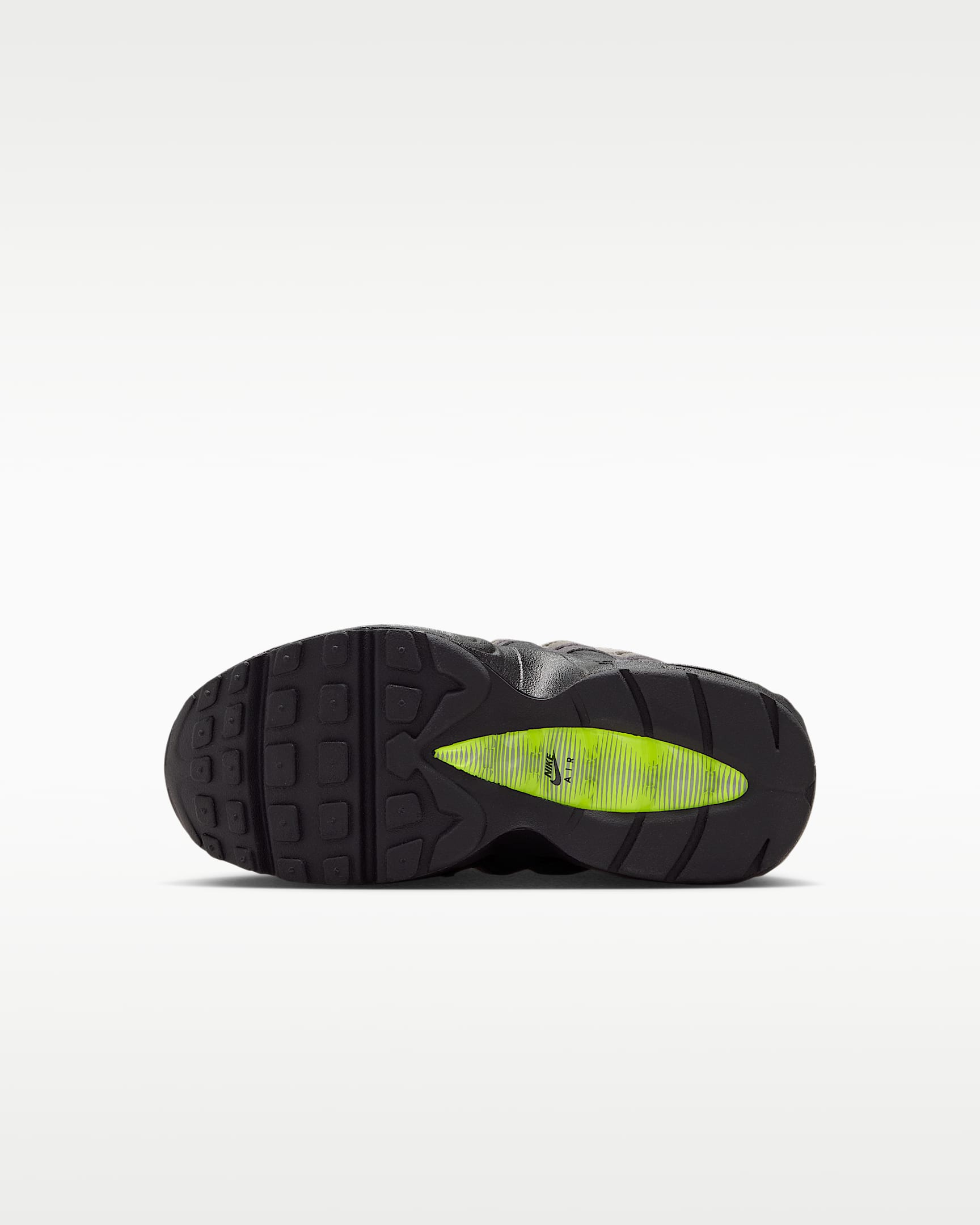 รองเท้าเด็กเล็ก Nike Air Max '95 - ดำ/Anthracite/Light Graphite/Neon Yellow