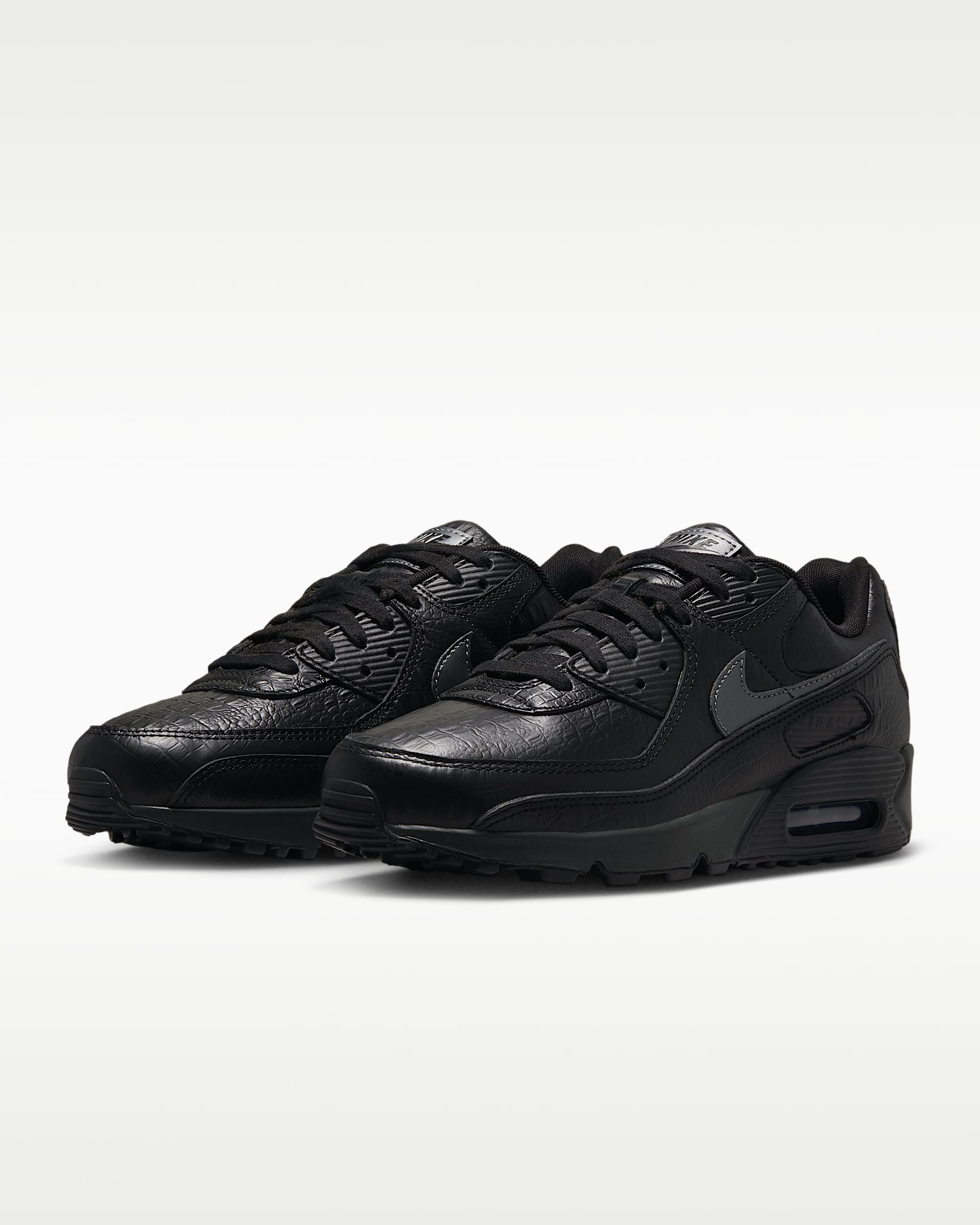Nike Air Max 90 Premium Men's Shoes - Black/Anthracite/Metallic Dark Grey