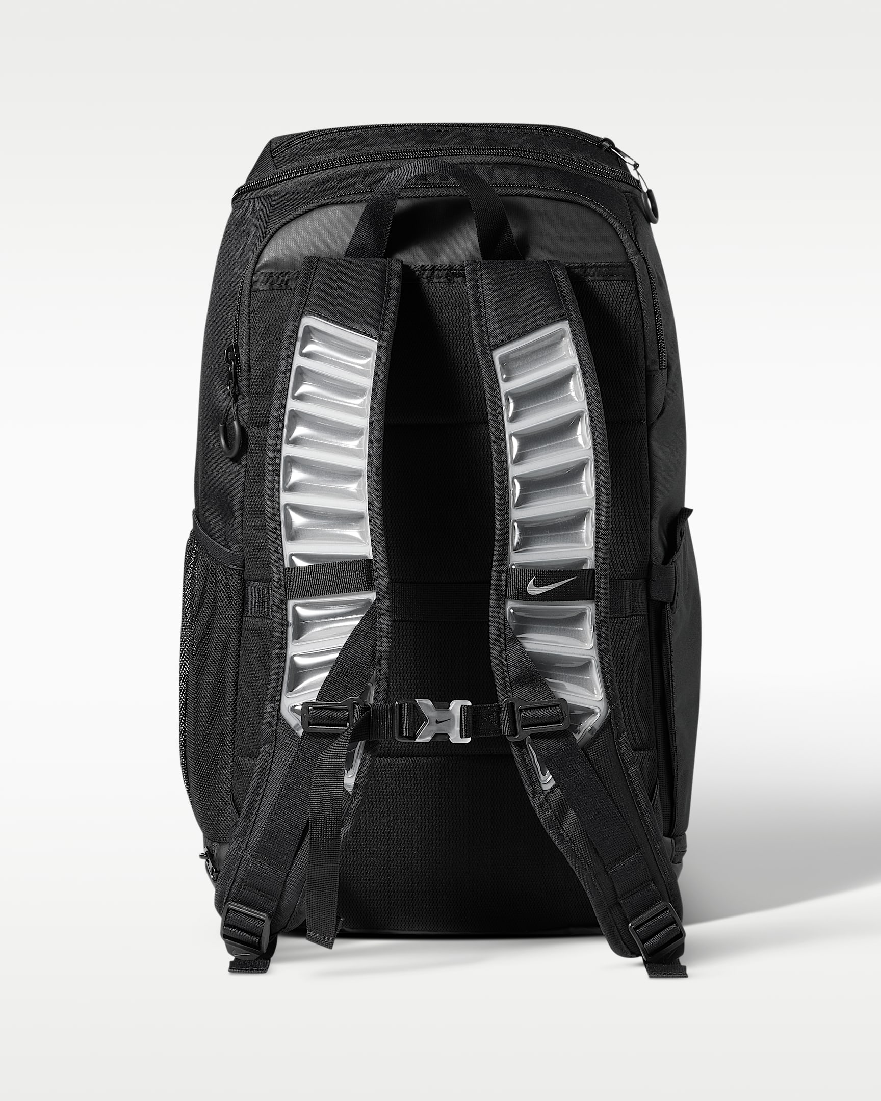 Mochila (32 L) Nike Varsity Elite - Negro/Negro/Plata metalizado
