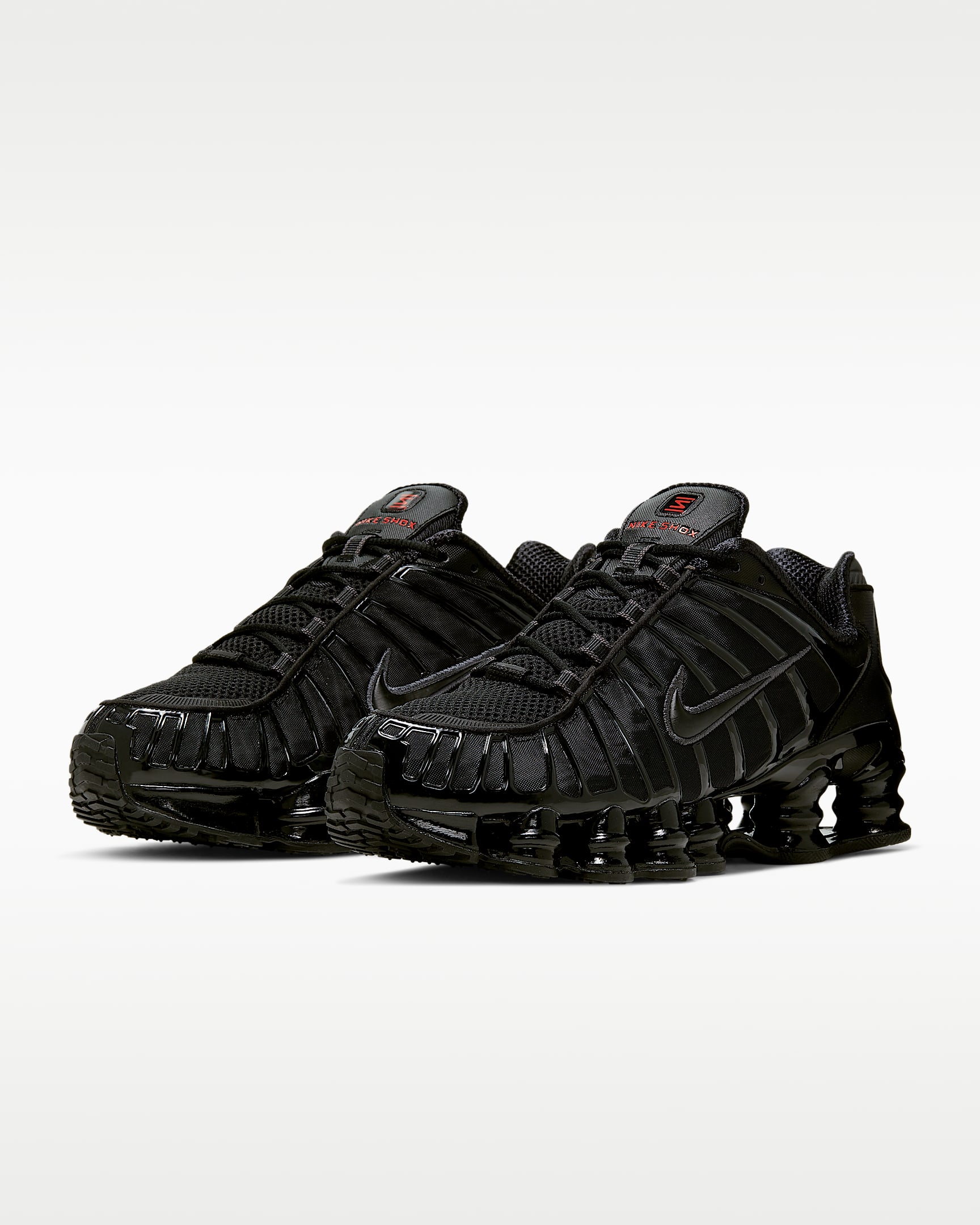 Nike Shox TL Herenschoen - Zwart/Metallic Hematite/Max Orange/Zwart