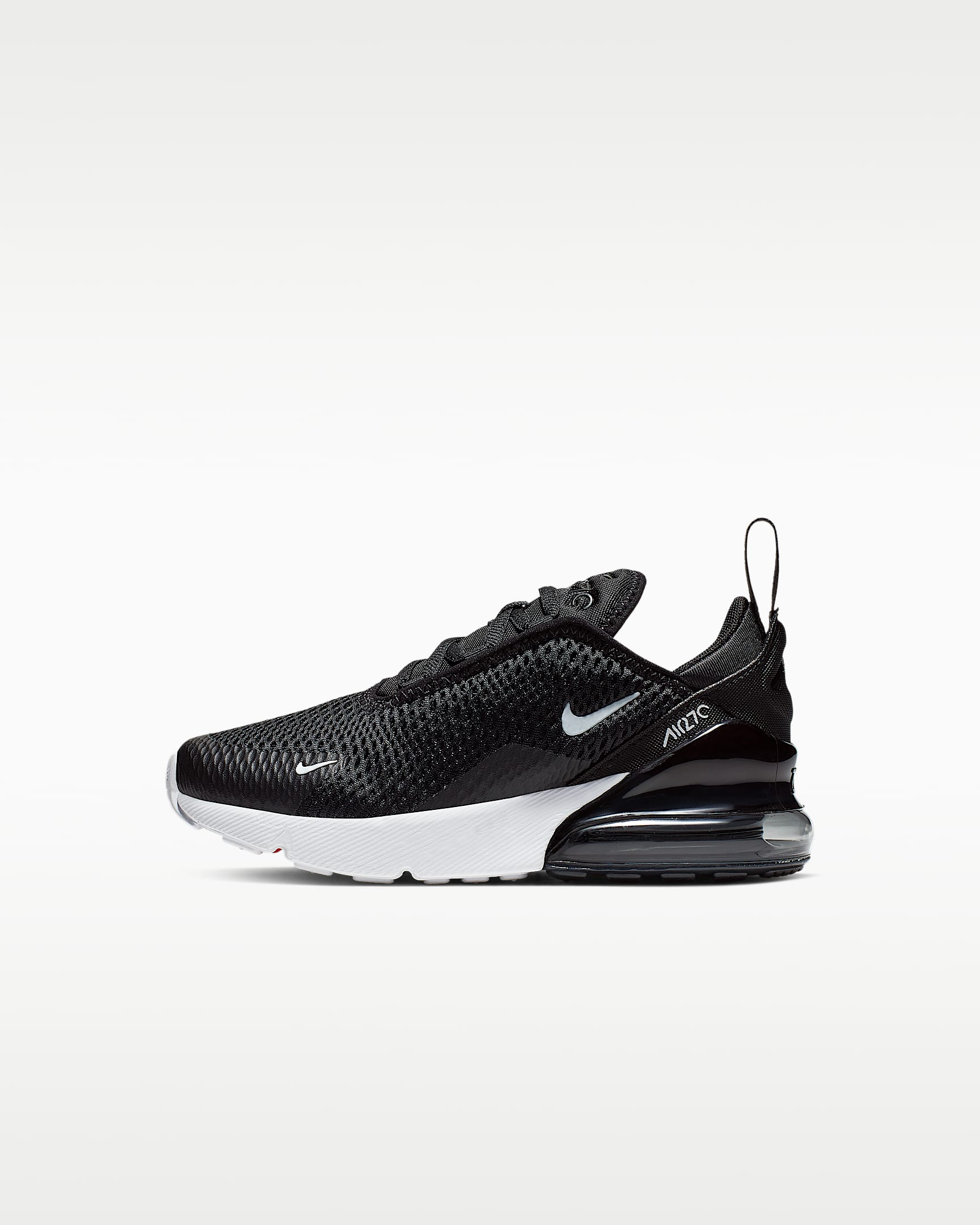 Tenis para niños de preescolar Nike Air Max 270 - Negro/Antracita/Blanco