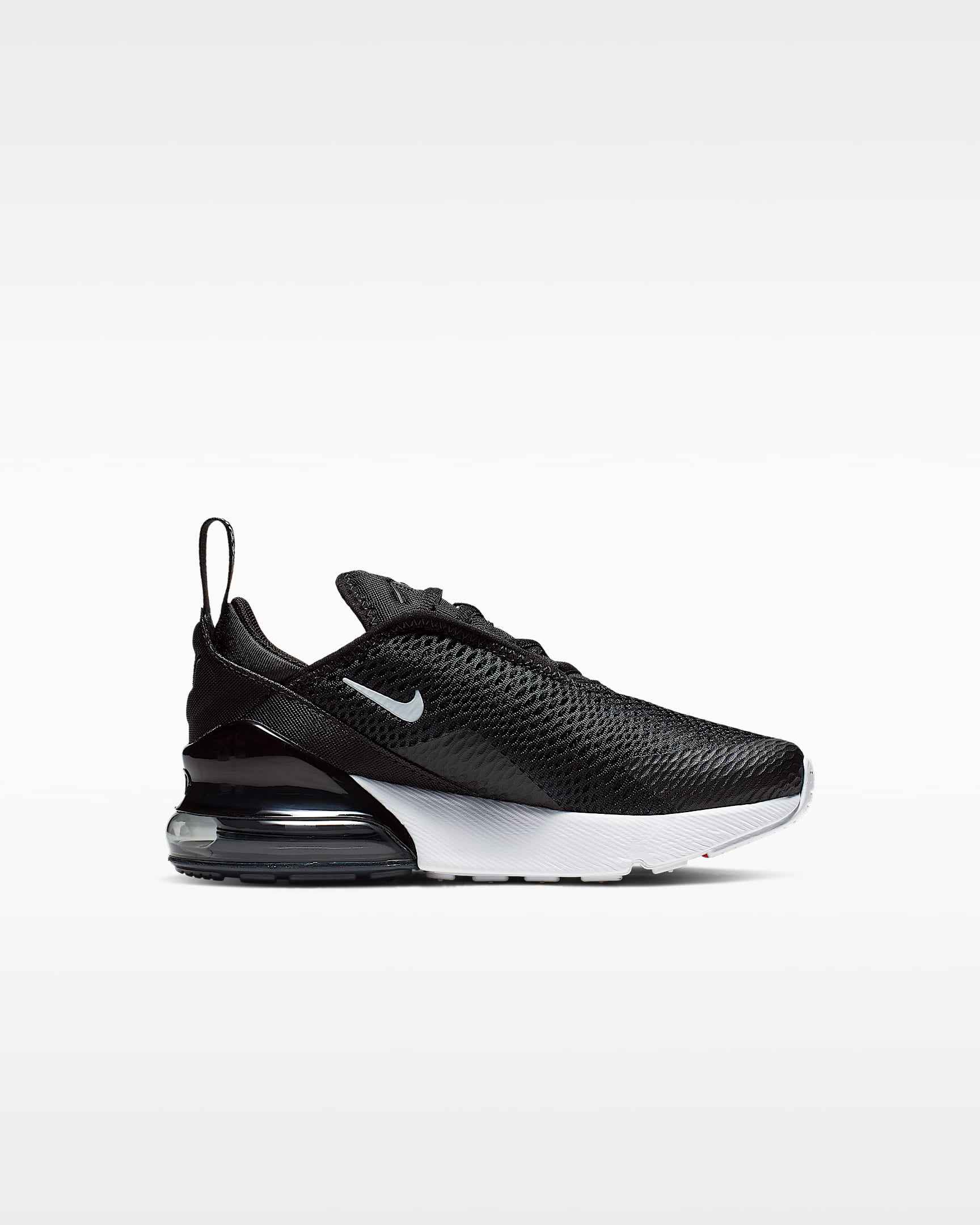 Tenis para niños de preescolar Nike Air Max 270 - Negro/Antracita/Blanco