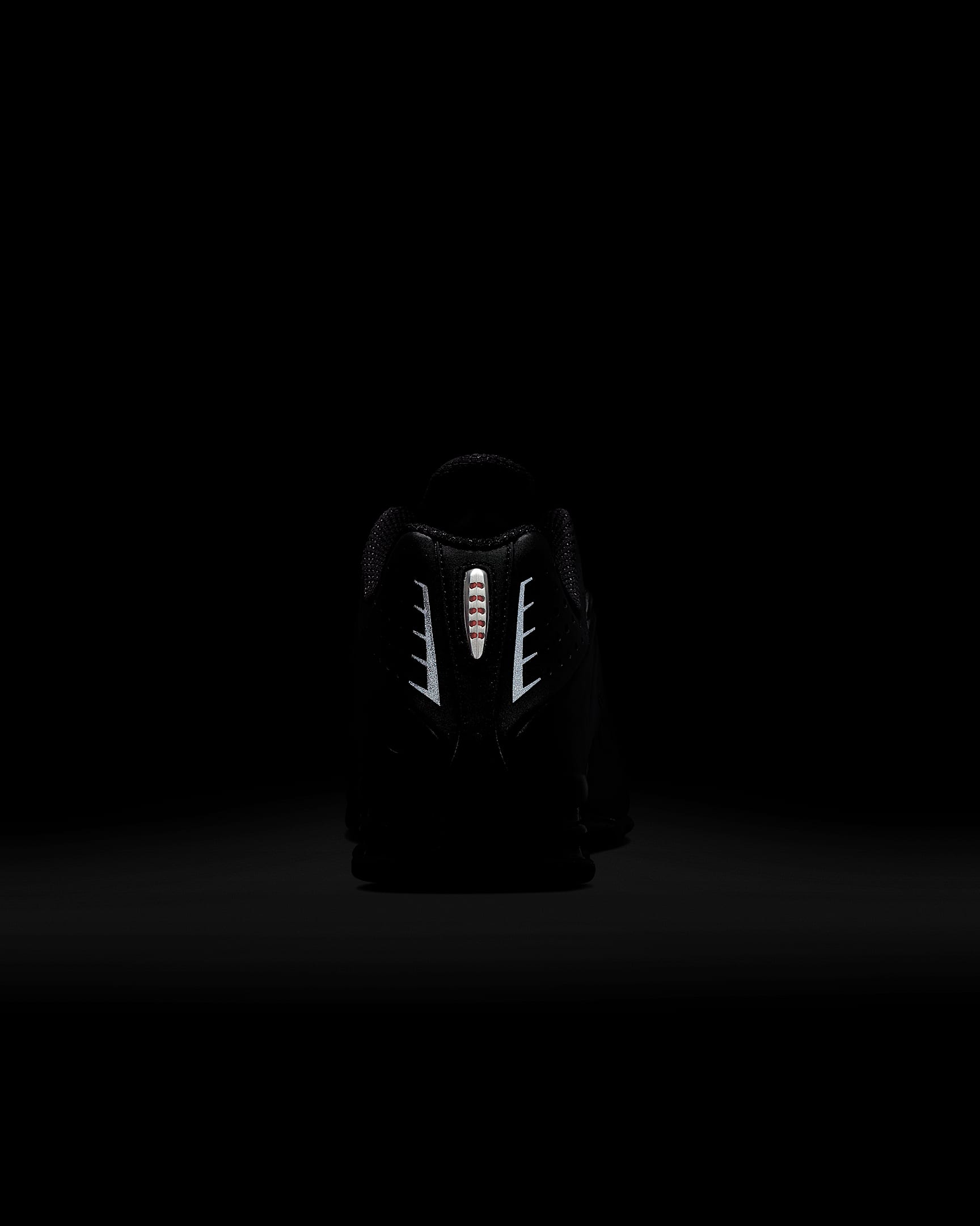 Nike Shox R4 Women's Shoes - Black/Black/Max Orange/Black