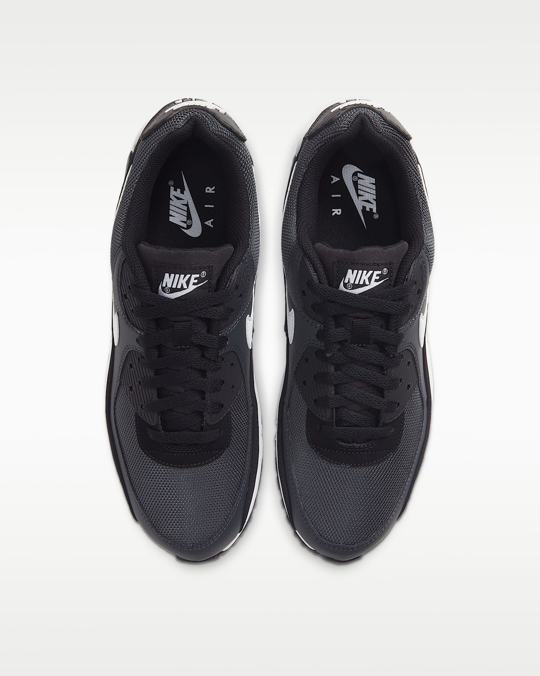 Sko Nike Air Max 90 för män - Iron Grey/Dark Smoke Grey/Svart/Vit