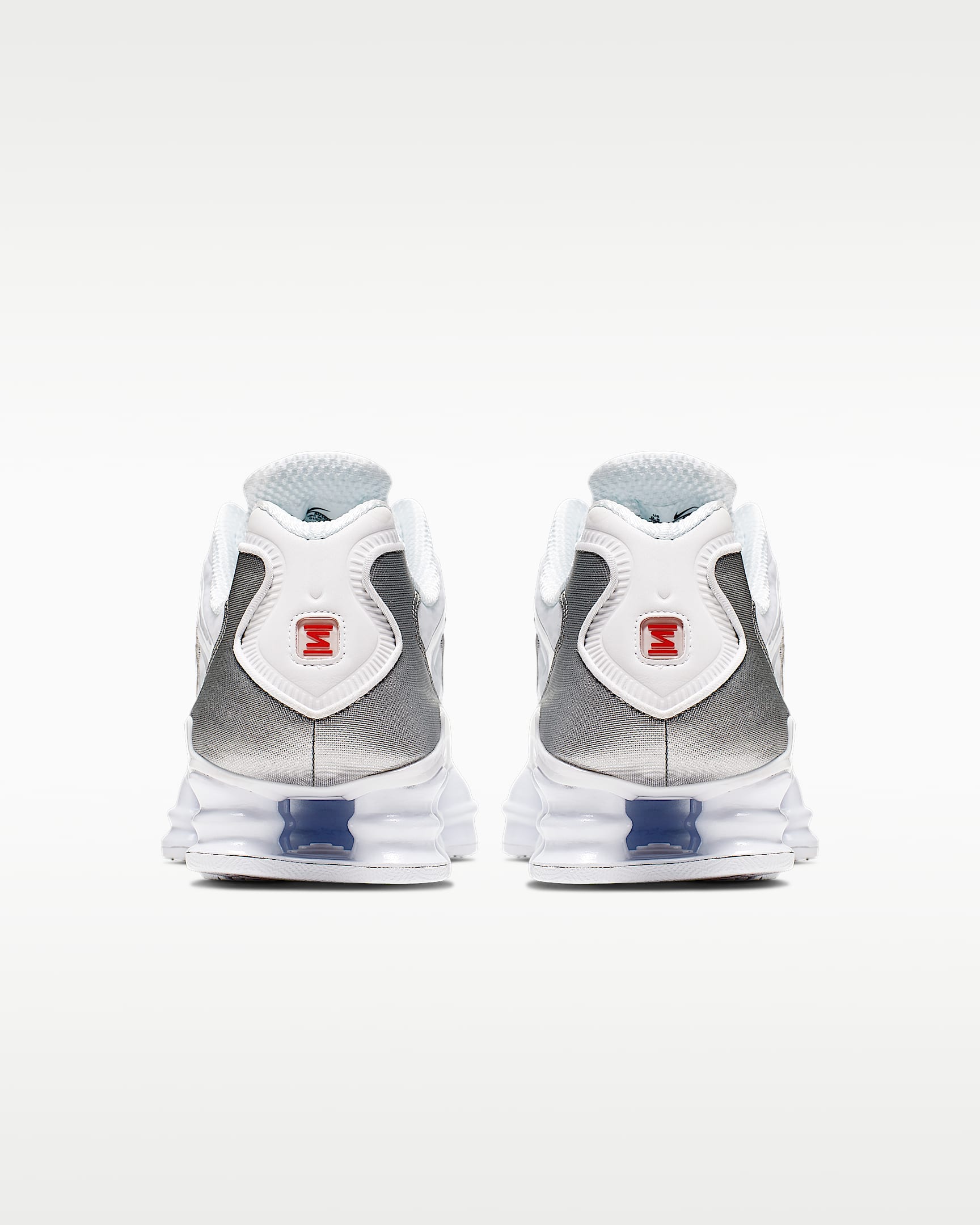Nike Shox TL Men's Shoes - White/Metallic Silver/Max Orange/White