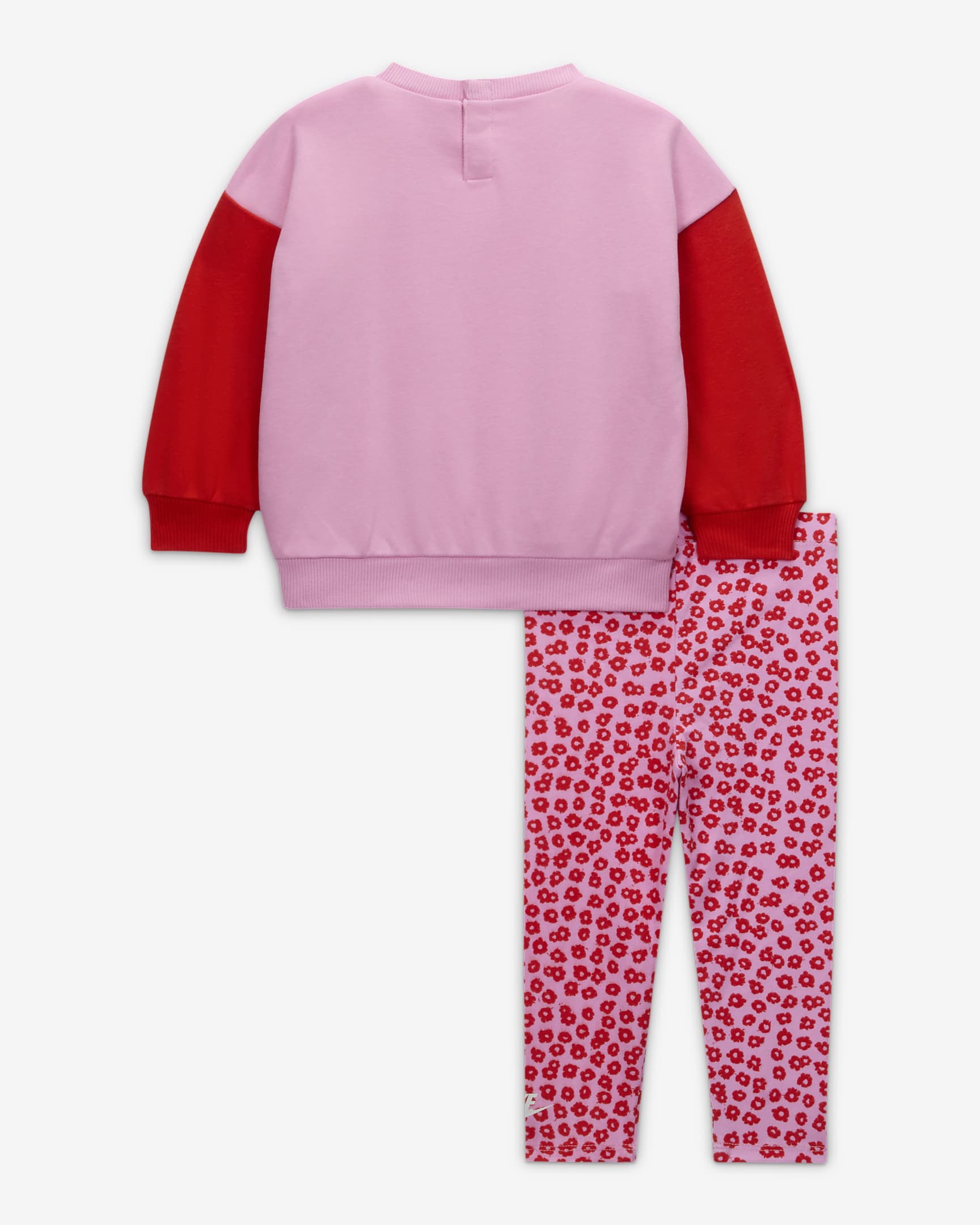 Ensemble avec legging Nike Floral pour bébé (12-24 mois) - Pink Rise