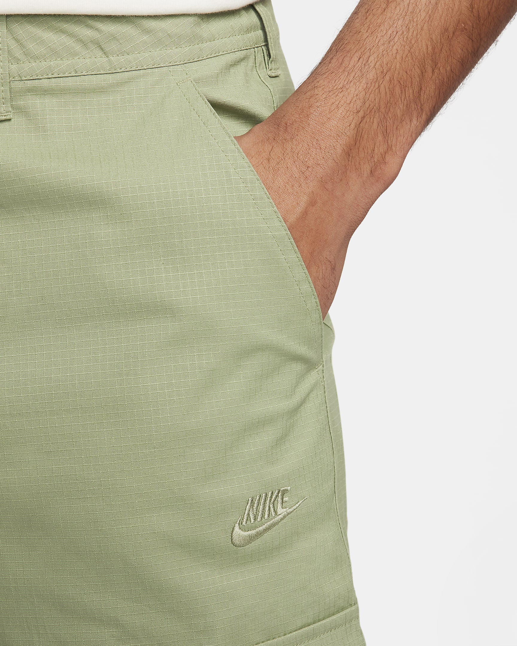 Ανδρικό cargo παντελόνι Nike Club - Oil Green/Oil Green