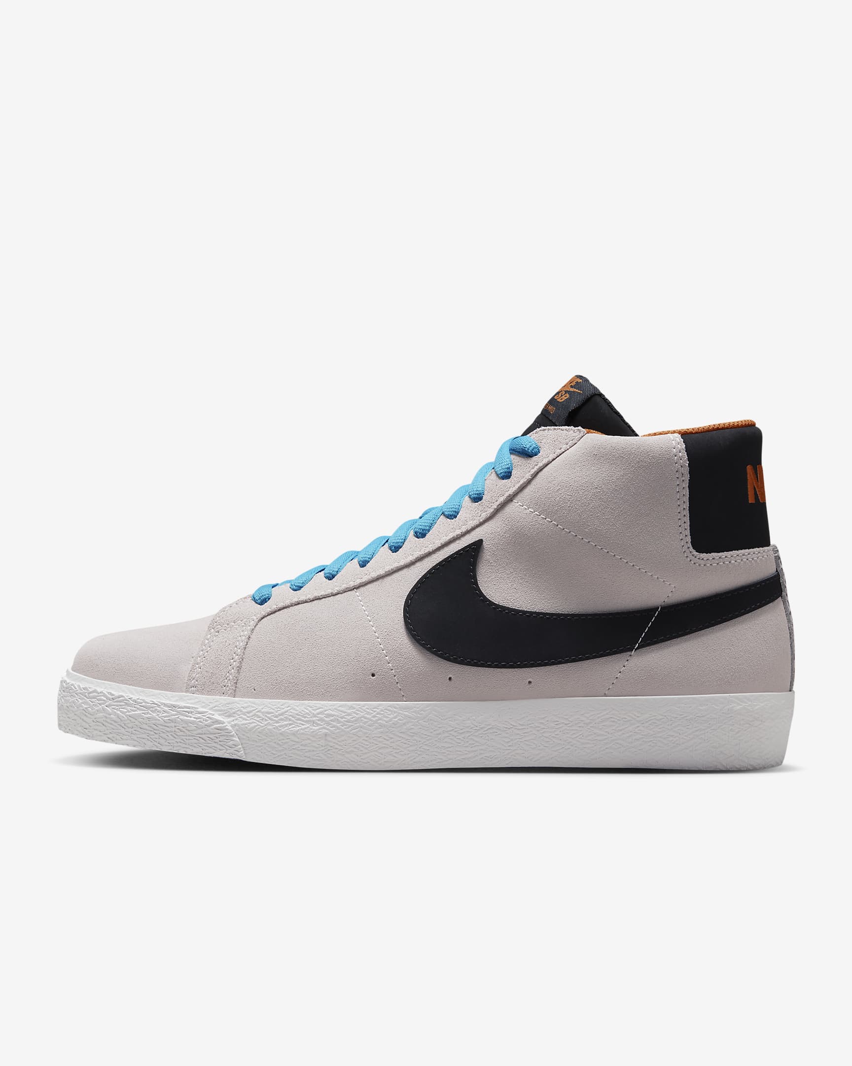 Nike SB Zoom Blazer Mid Electric Skate Shoes - Phantom/Monarch/Summit White/Black