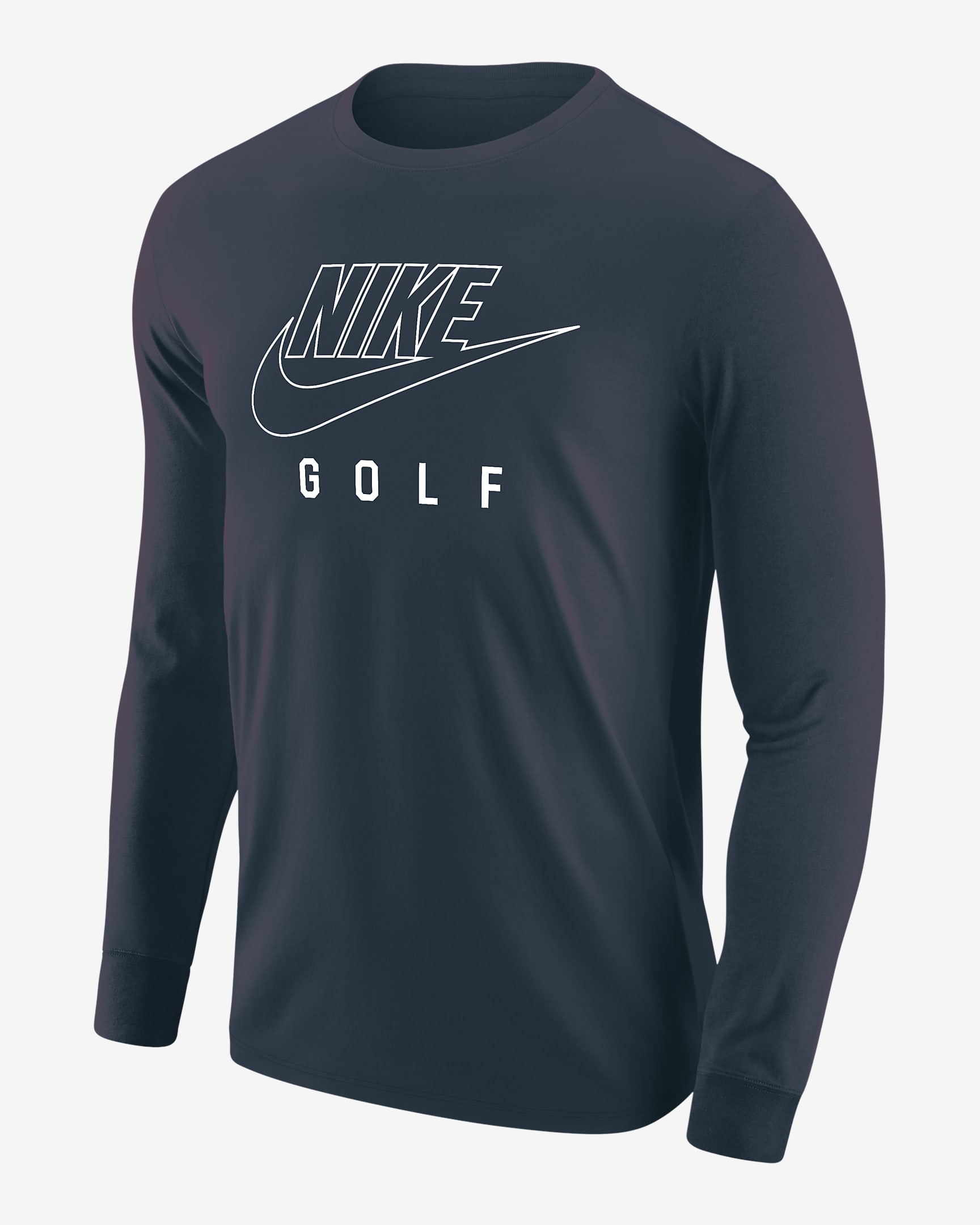 Nike Swoosh Men's Golf Long-Sleeve T-Shirt - Thunder Blue