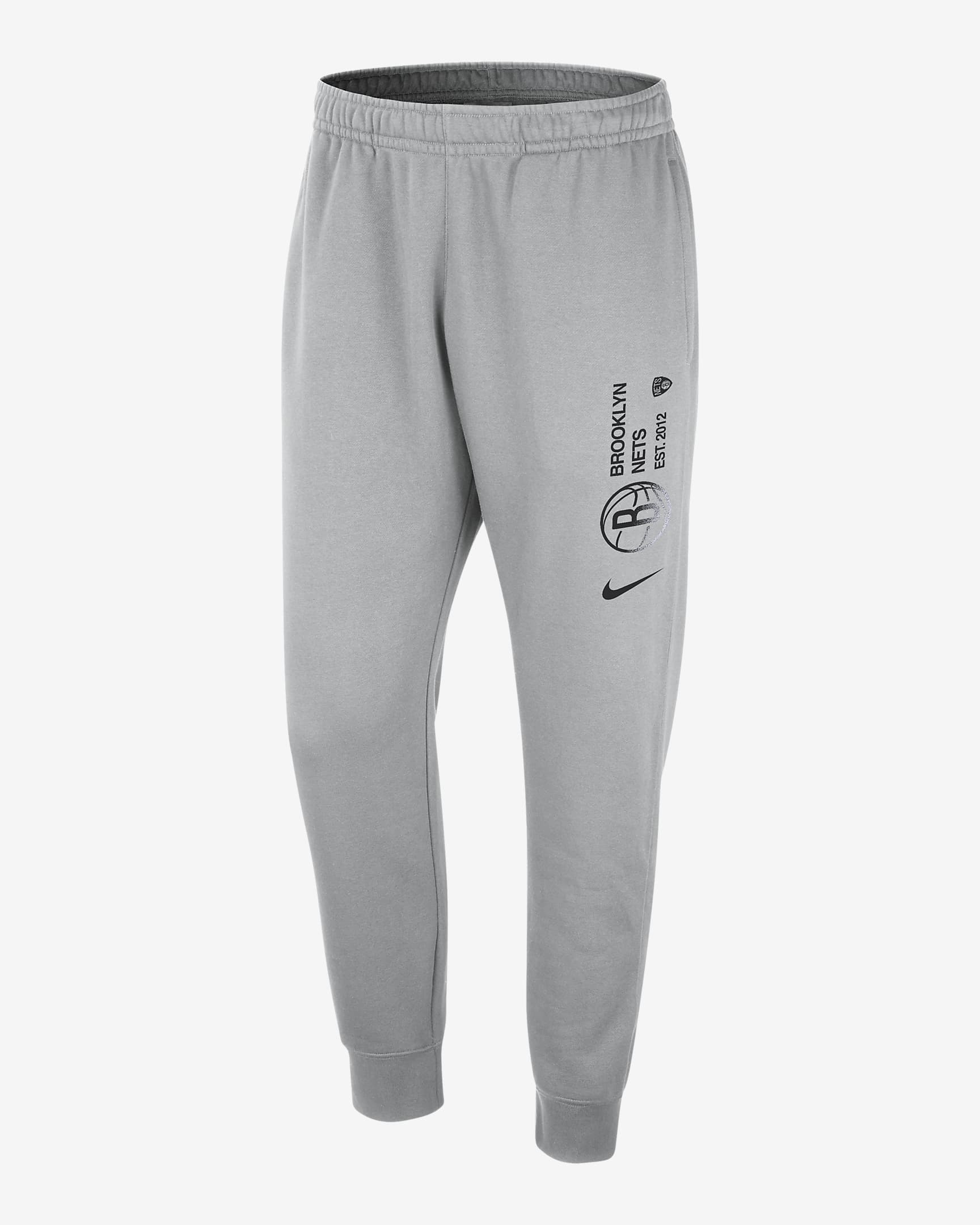 Brooklyn Nets Club Courtside Nike NBA-sweats för män - Flat Silver